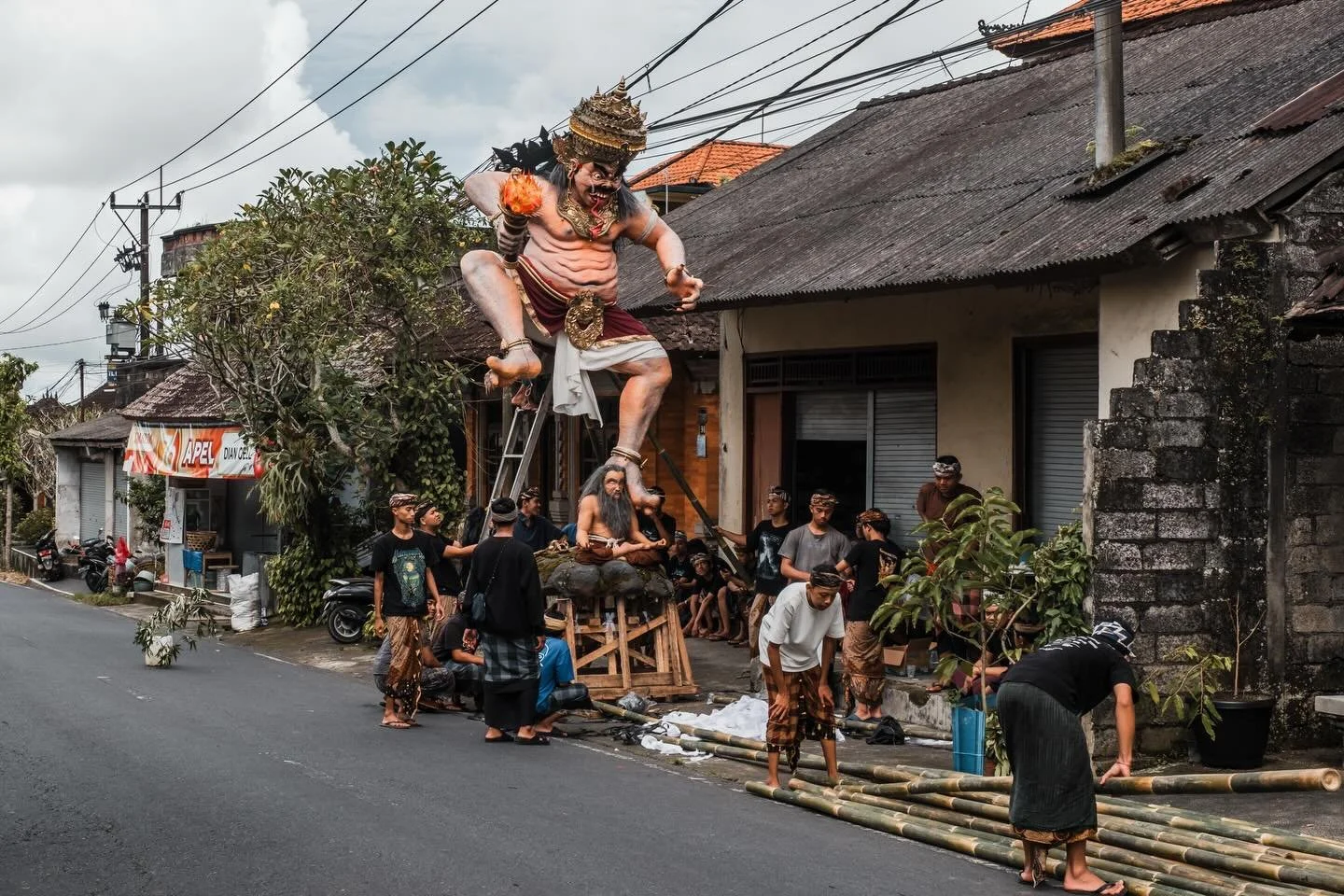 Ogoh-Ohoh preparations. Tegallalang, Bali. March 2026