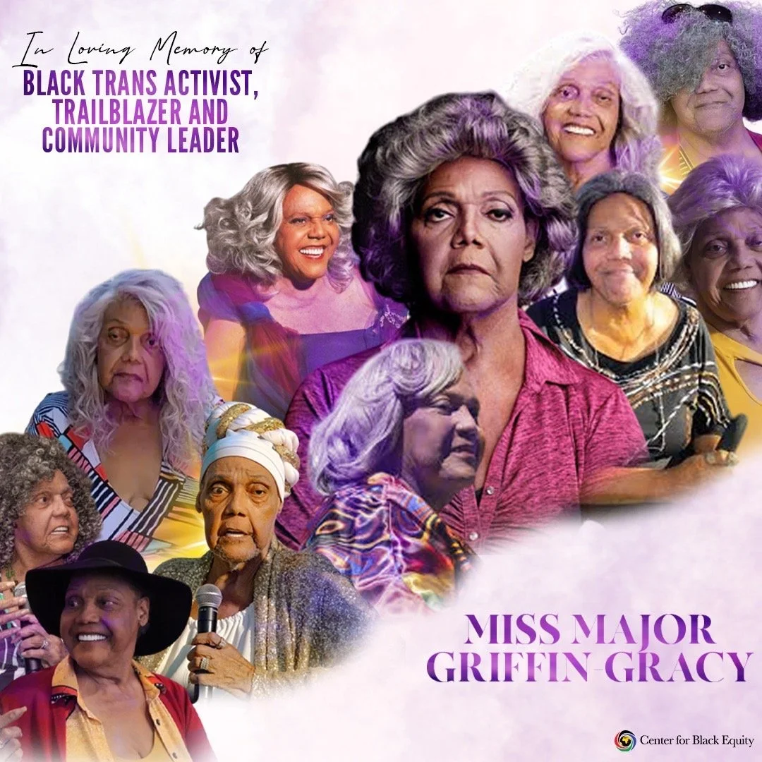 The Center for Black Equity joins communities across the nation in mourning the passing of Miss Major Griffin-Gracy, a pioneer whose lifelong commitment to justice and liberation reshaped the landscape of LGBTQ+ activism.

For over fifty years, Miss 