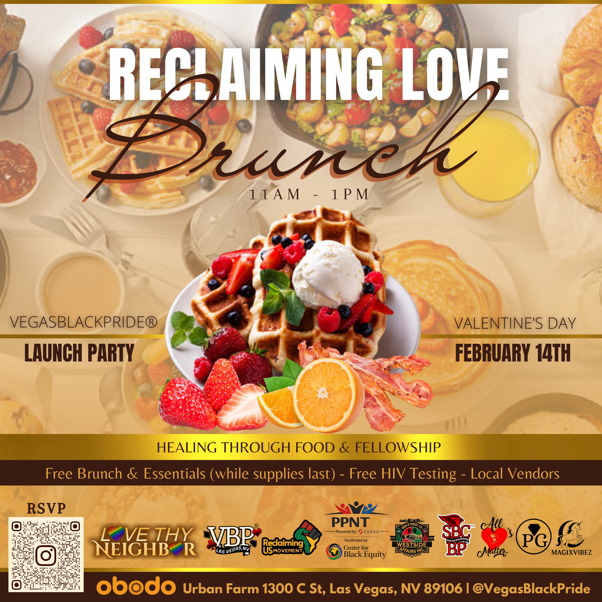 RECLAIMING LOVE Black History Month PRIDE Brunch & Pop-Up Art Festival