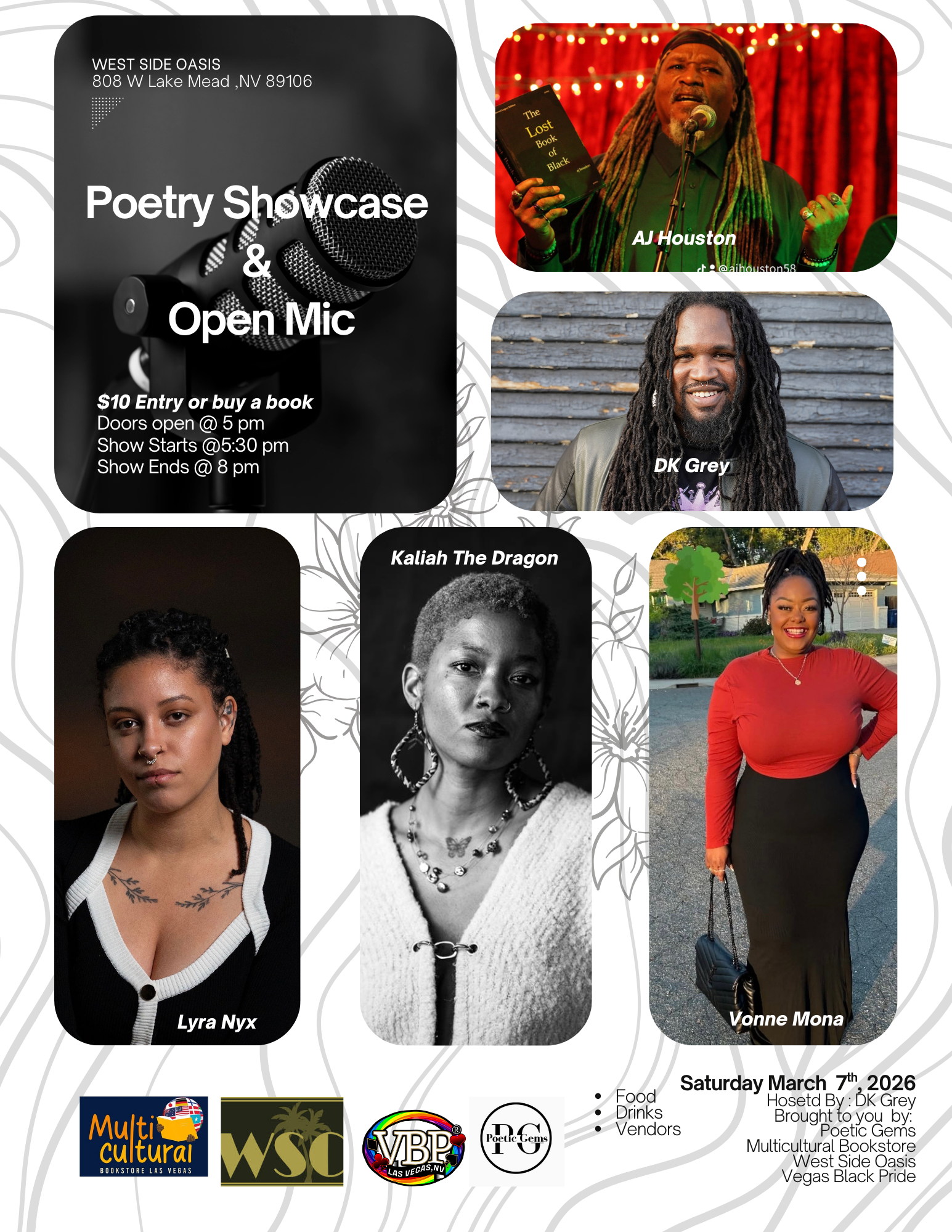 Poetry Showcase &amp; Open Mic