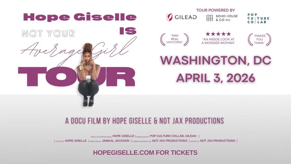 When community shows up&hellip; we make room.

Because of the overwhelming love and demand, Hope Giselle&rsquo;s &ldquo;Not Your Average Girl&rdquo; Tour is officially moving to a larger space so even more of us can be in the room 🙌🏾

📍 New Locati