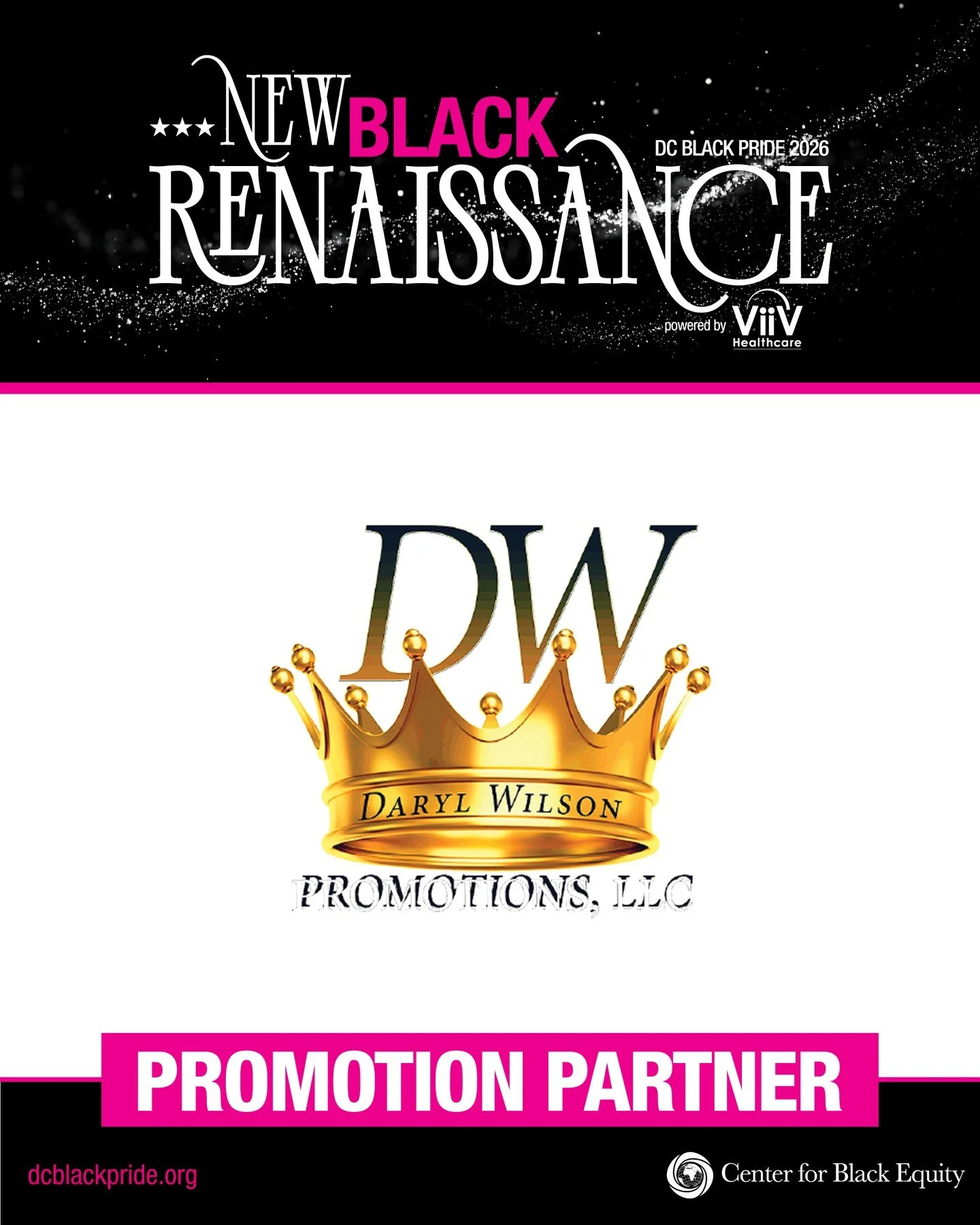 The talent. The hosts. The energy. The moments everybody talks about after the weekend is over.⁠
⁠
We are proud to recognize Daryl Wilson Promotions, LLC as a Promotion Partner of DC Black Pride 2026.⁠
⁠
Through a weekend lineup that includes The Pre