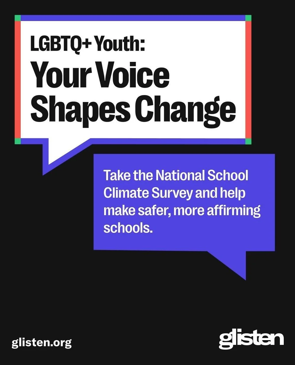 When we say &ldquo;we want to hear from LGBTQIA2S+ students,&rdquo; we mean all LGBTQIA2S+ students.⁠
⁠
We especially want to ensure the survey reflects students whose voices are often overlooked, including Black students, students of color, trans an