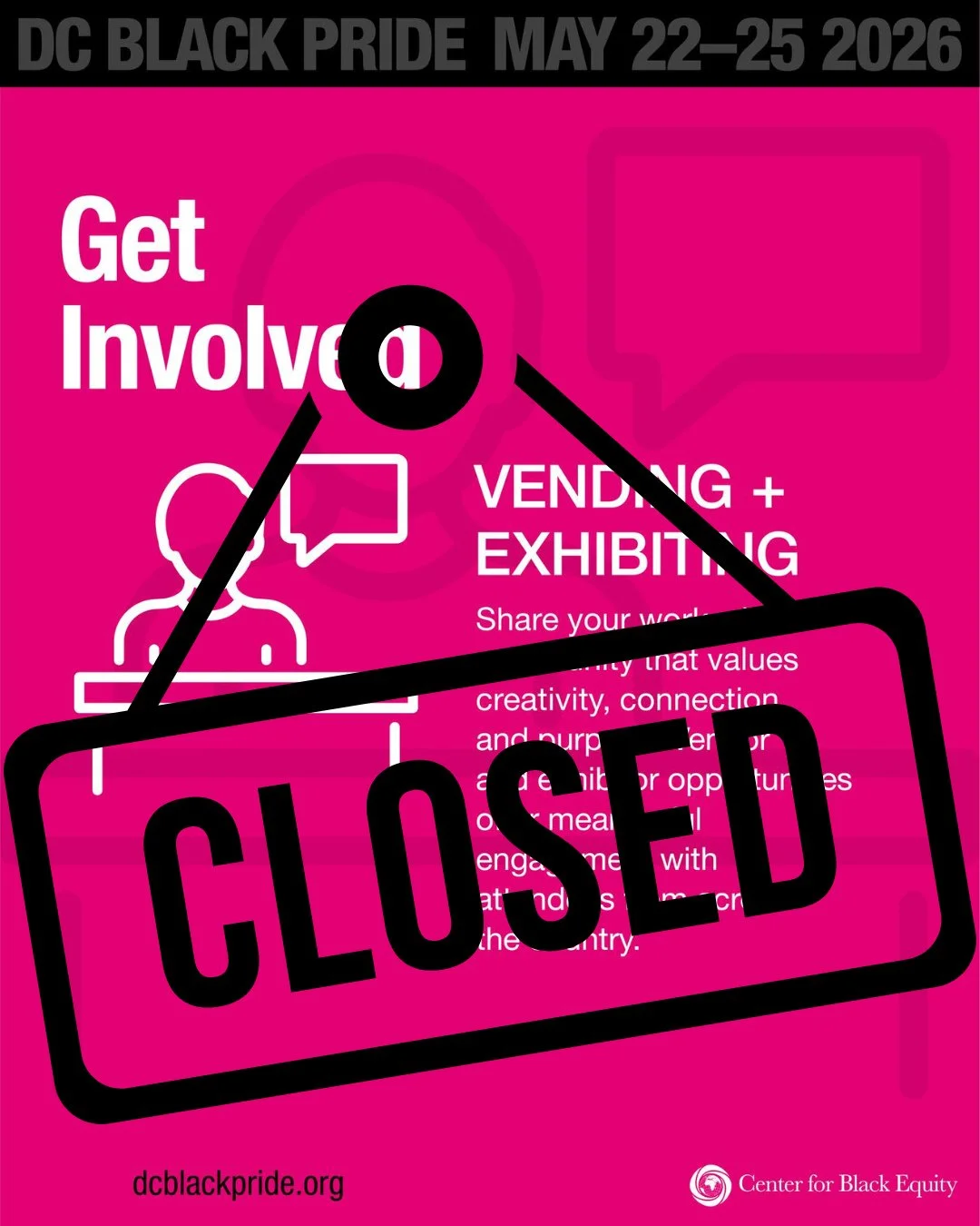 The response to the Rainbow Row Vendor Expo has been overwhelming! 🌈⁠
⁠
Due to the incredible interest and limited space, we are no longer accepting vendor applications for DC Black Pride 2026.⁠
⁠
Thank you to every business, nonprofit, community gr