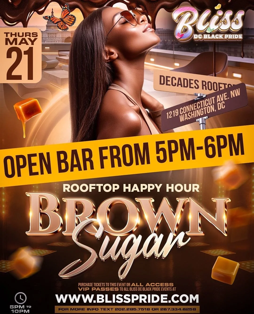 A New Black Renaissance is made possible by event partners who know how to create experiences that are vibrant, stylish, and unforgettable.⁠
⁠
We are proud to recognize Bliss as an Event Partner of DC Black Pride 2026.⁠
⁠
From rooftop happy hours and