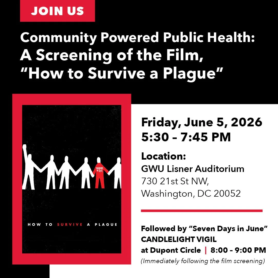 Join us for Community Powered Public Health, a special screening of the film &ldquo;How to Survive a Plague&rdquo; presented by Whitman-Walker Health in partnership with the Center for Black Equity, Food &amp; Friends, HIPS, and Us Helping Us.⁠
⁠
Thi