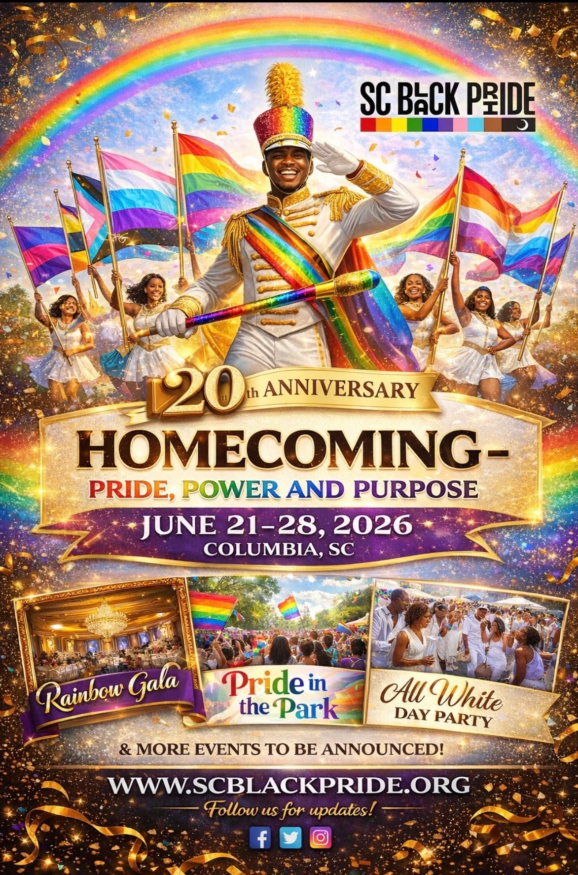 South Carolina Black Pride 2026 | PRIDE, POWER &amp; PURPOSE