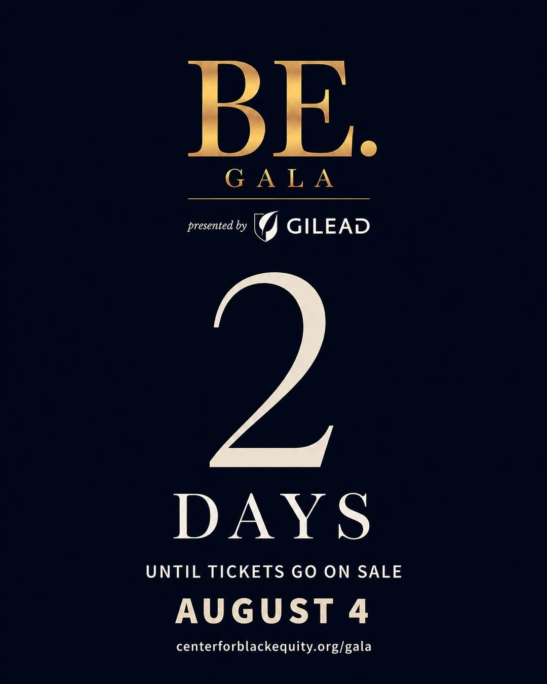 Only 2 days until tickets go on sale for one of the most anticipated celebrations of Black LGBTQ+ excellence.⁠
⁠
The 2026 BE. Gala will be an evening of recognition, connection, culture, and purpose. Make plans to join us on October 3, 2026.⁠
⁠
Ticke