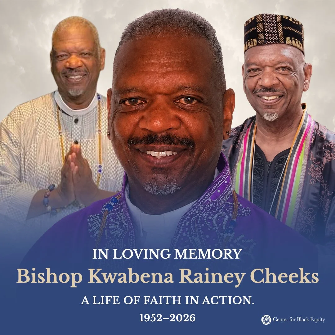 The Center for Black Equity joins our community in mourning the passing of Bishop Kwabena Rainey Cheeks, but to understand the weight of this loss, we have to be clear about what he actually built.⁠
⁠
Bishop Cheeks helped build the ClubHouse, one of 