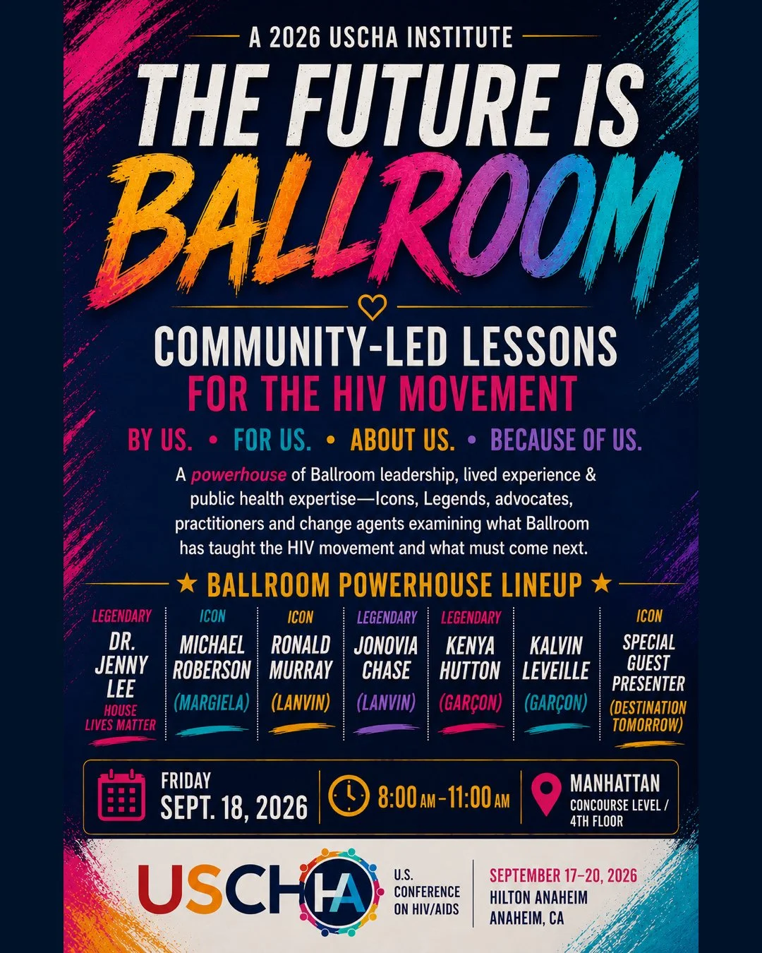 CBE/DCBP is proud to spotlight &ldquo;The Future Is Ballroom: Community-Led Lessons for the HIV Movement,&rdquo; a featured institute at the 2026 U.S. Conference on HIV/AIDS.⁠
⁠
For more than four decades, House and Ballroom communities have develope