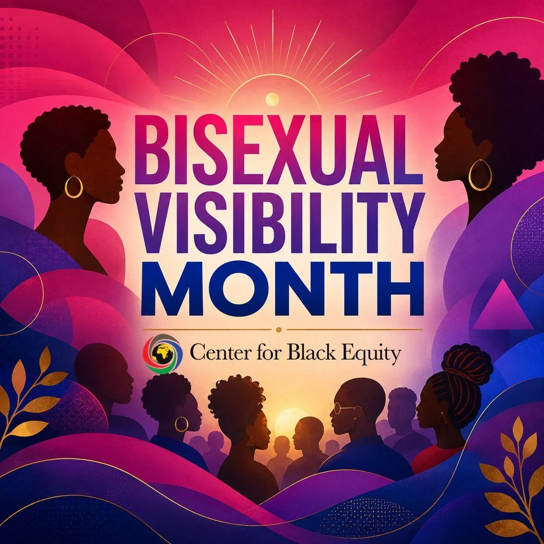 This Bisexual Visibility Month, the Center for Black Equity proudly celebrates Black bisexual people&mdash;their joy, resilience, identities, and invaluable contributions to our communities.⁠
⁠
Visibility is more than being seen. It means being respe