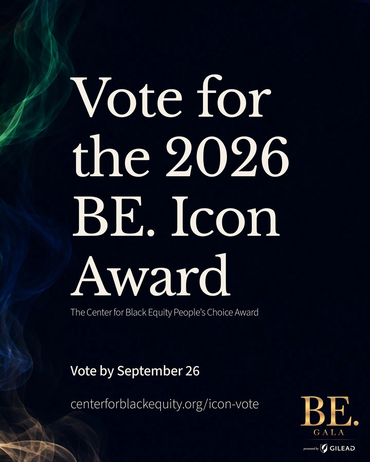 Your voice. Your choice. Your BE. Icon. ✨⁠
⁠
Help choose the recipient of the 2026 BE. Icon Award&mdash;the Center for Black Equity People&rsquo;s Choice Award. Join us in celebrating Black LGBTQ+ excellence by casting your vote and encouraging your 
