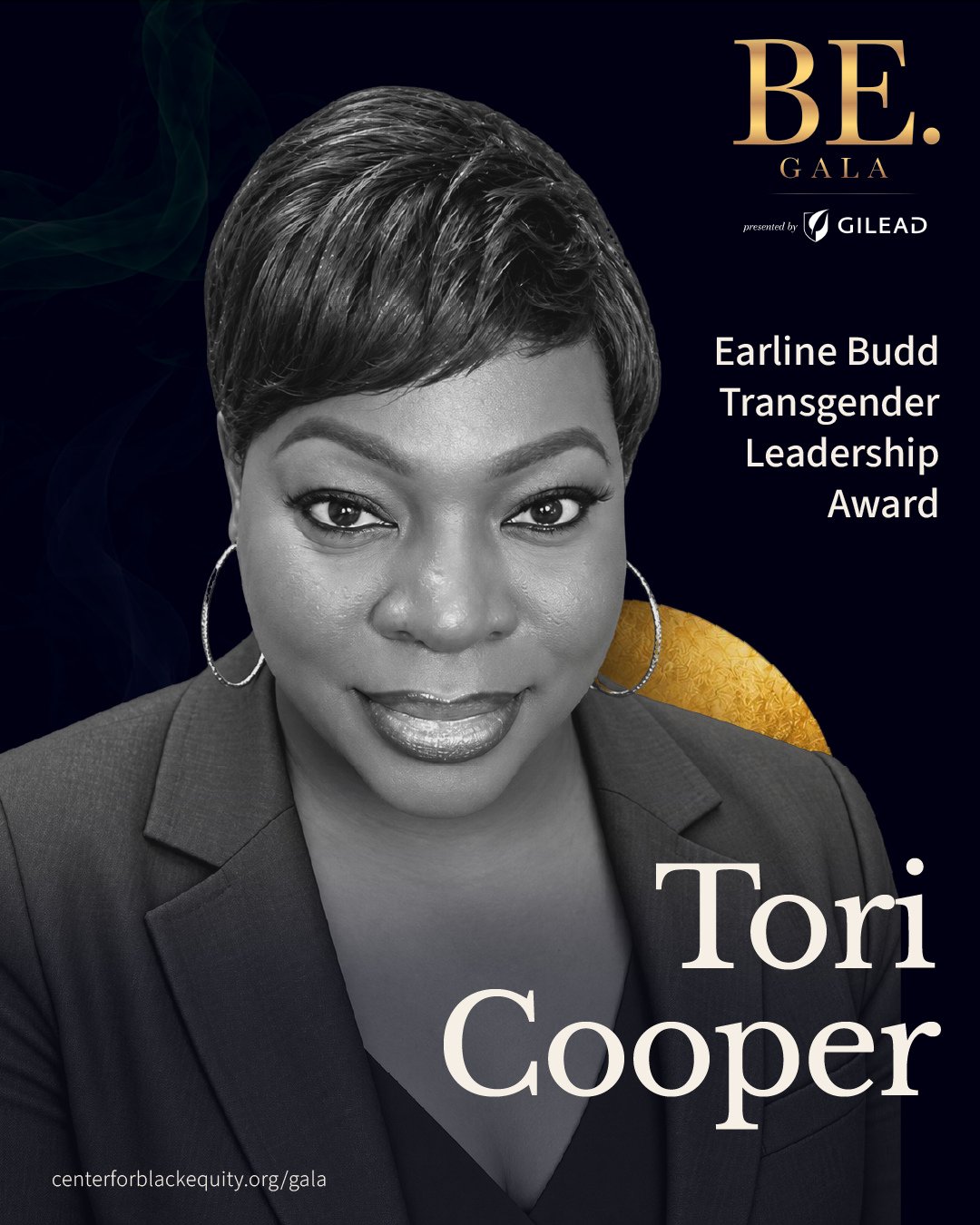 Transgender leadership deserves recognition, support, and celebration. 💐⁠
⁠
At the 2026 BE. Gala, the Center for Black Equity is proud to honor Tori Cooper with the Earline Budd Transgender Leadership Award.⁠
⁠
This recognition places transgender le