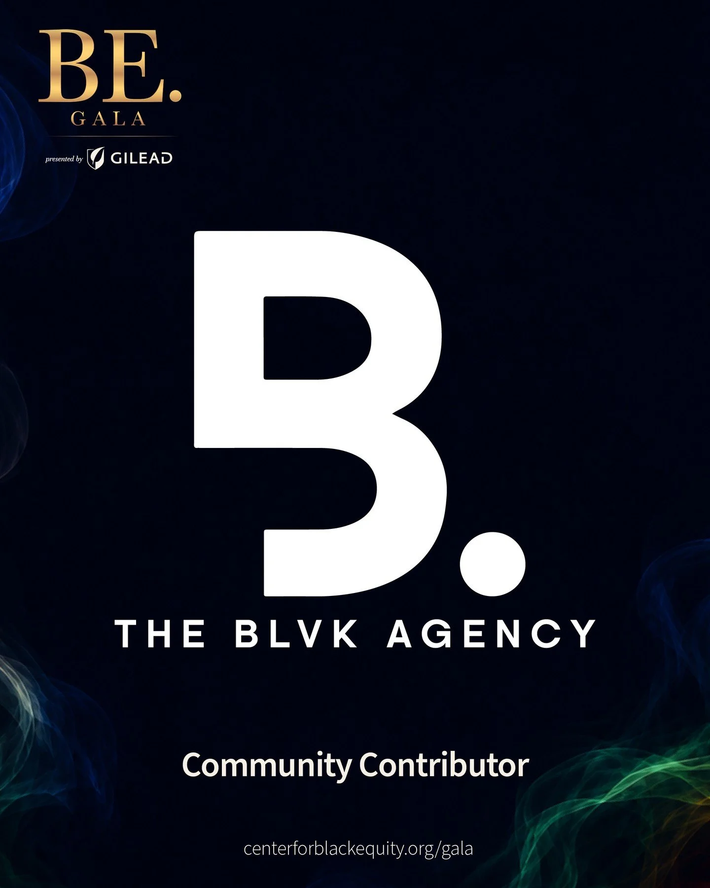 Community makes the celebration possible. We&rsquo;re proud to recognize The BLVK Agency as a Community Contributor to the BE. Gala, presented by Gilead.⁠
⁠
Thank you for showing up for the Center for Black Equity and helping us celebrate Black LGBTQ