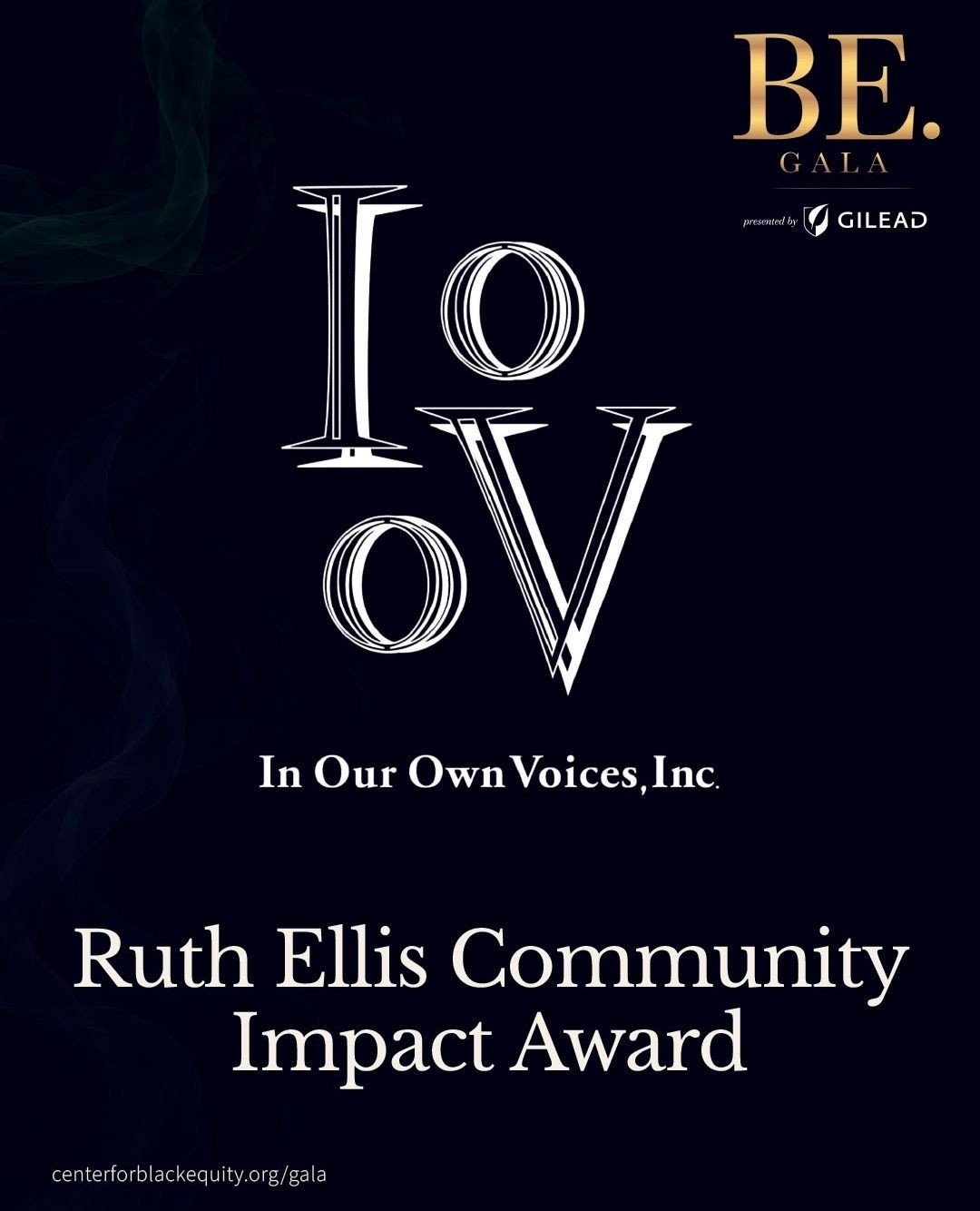 We are proud to honor In Our Own Voices, Inc. with the 2026 Ruth Ellis Community Impact Award at the BE. Gala.⁠
⁠
For decades, In Our Own Voices has created space for LGBTQ+ people of color to be seen, supported, protected, and empowered. From direct
