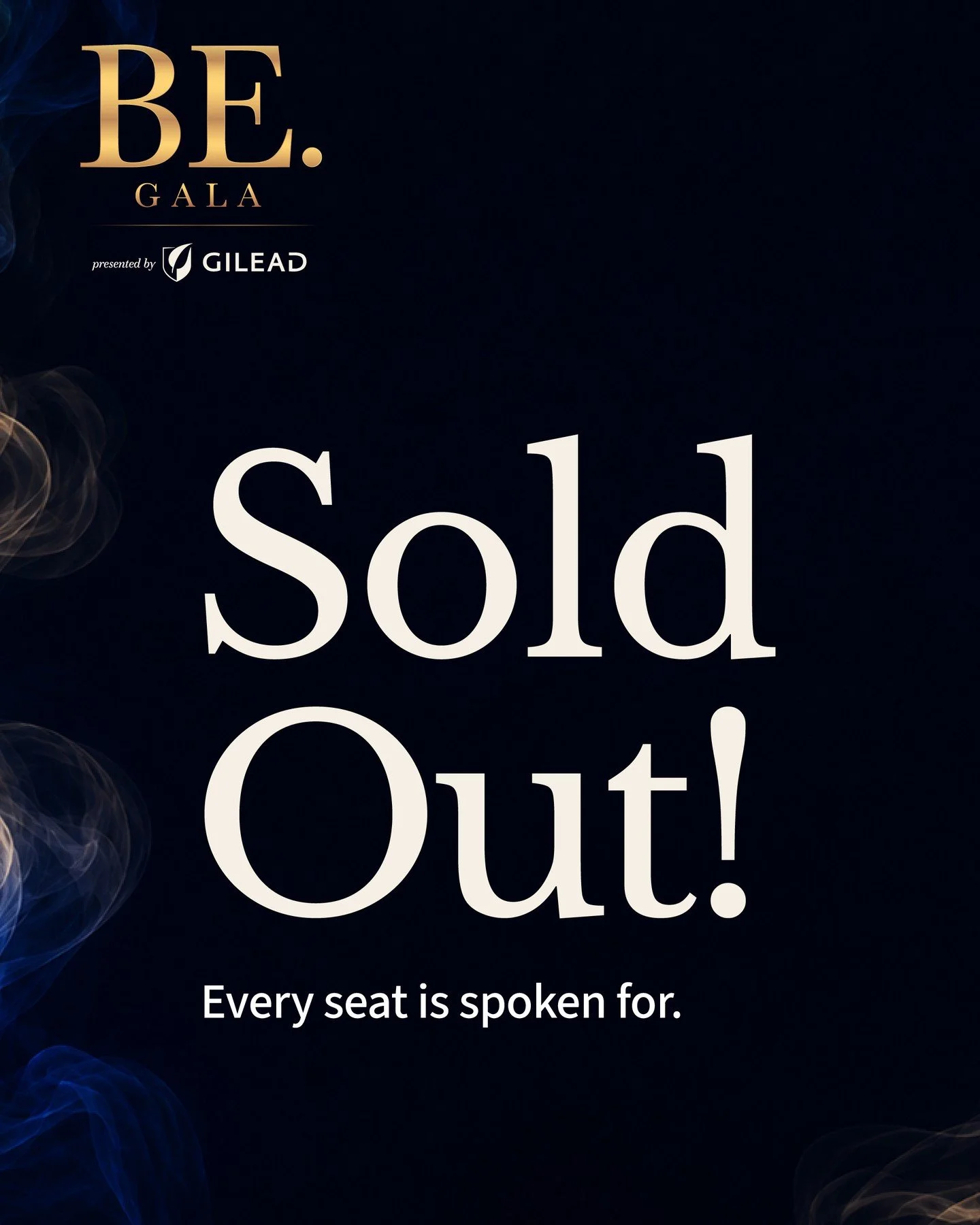 WE DID IT &mdash; AGAIN. 🖤✨⁠
⁠
For the second year in a row, the BE. Gala is officially SOLD OUT!⁠
And this year, we went bigger.⁠
⁠
We moved into a larger venue, opened up more seats, and once again, our community showed up in a major way. Every ta