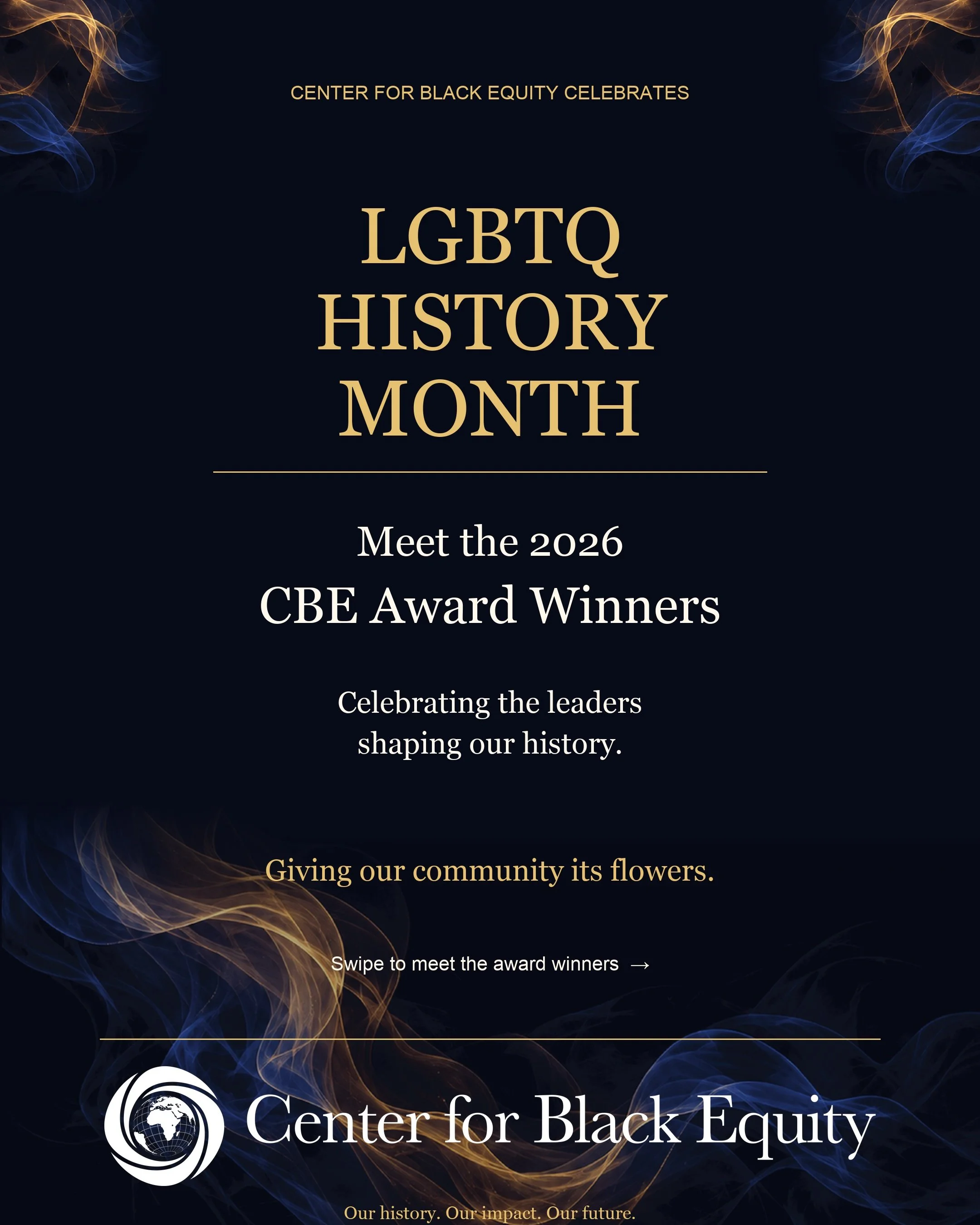 We kicked off LGBTQ History Month by honoring members of our community at the BE. Gala and celebrating our 2026 CBE Award Winners. 💛

Our history lives in the people who lead, create, serve, and make room for others. Giving them their flowers means 