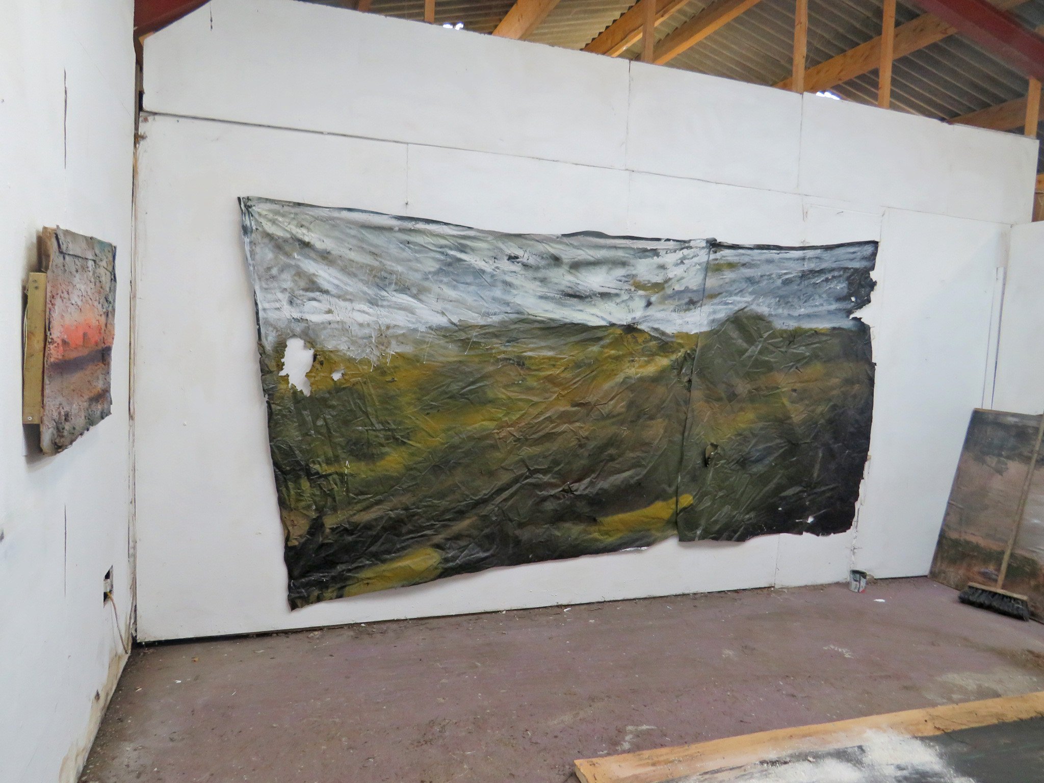 Remembered Wasteland Studio view 200 x 380 cms