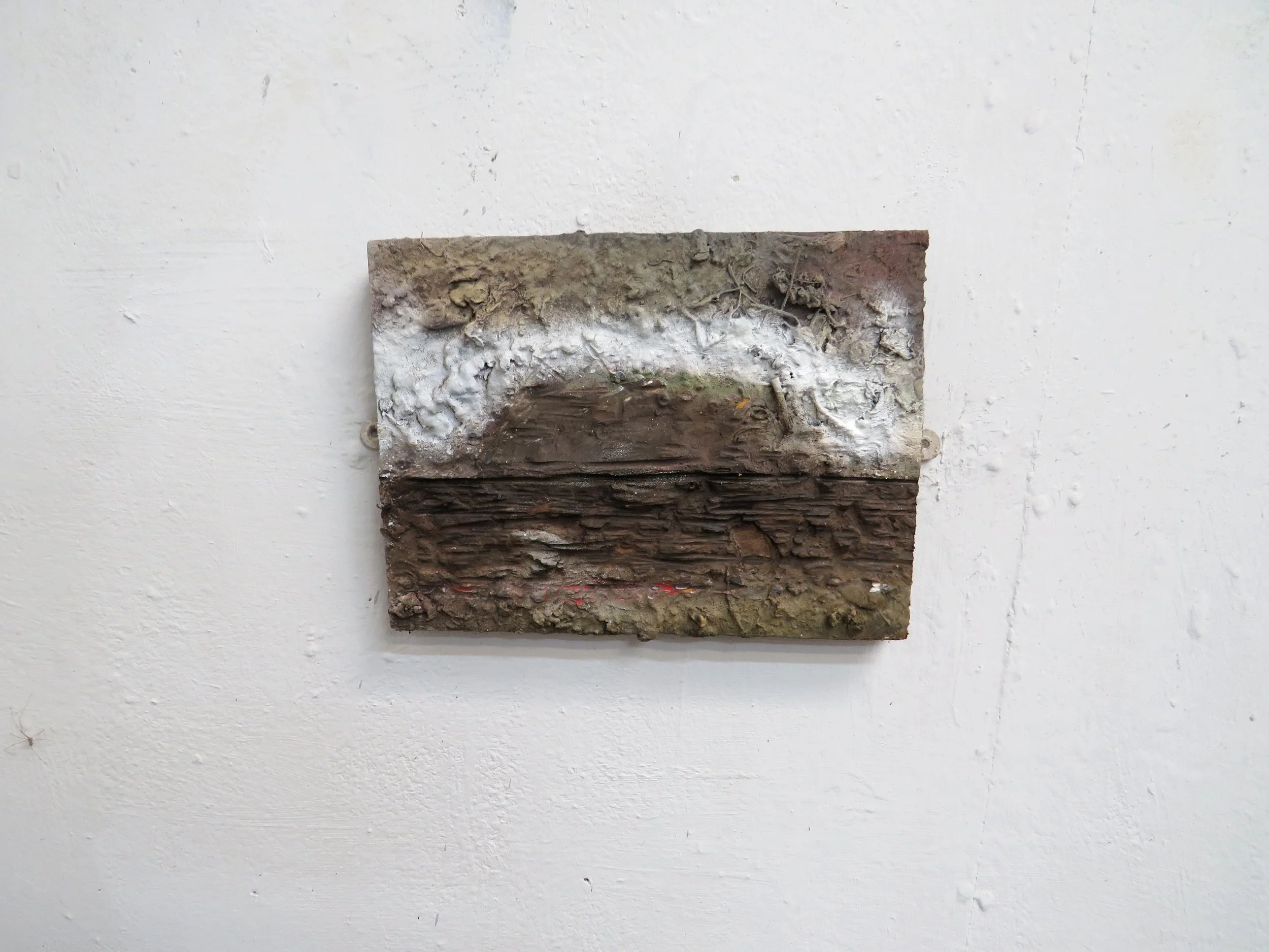 Island, estuary, study 24 x 32 cms