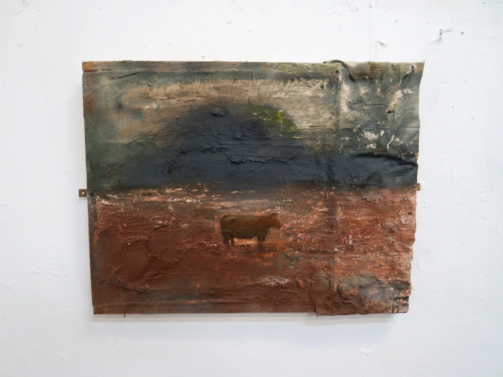 Study left behind cow 51 x 67 cms