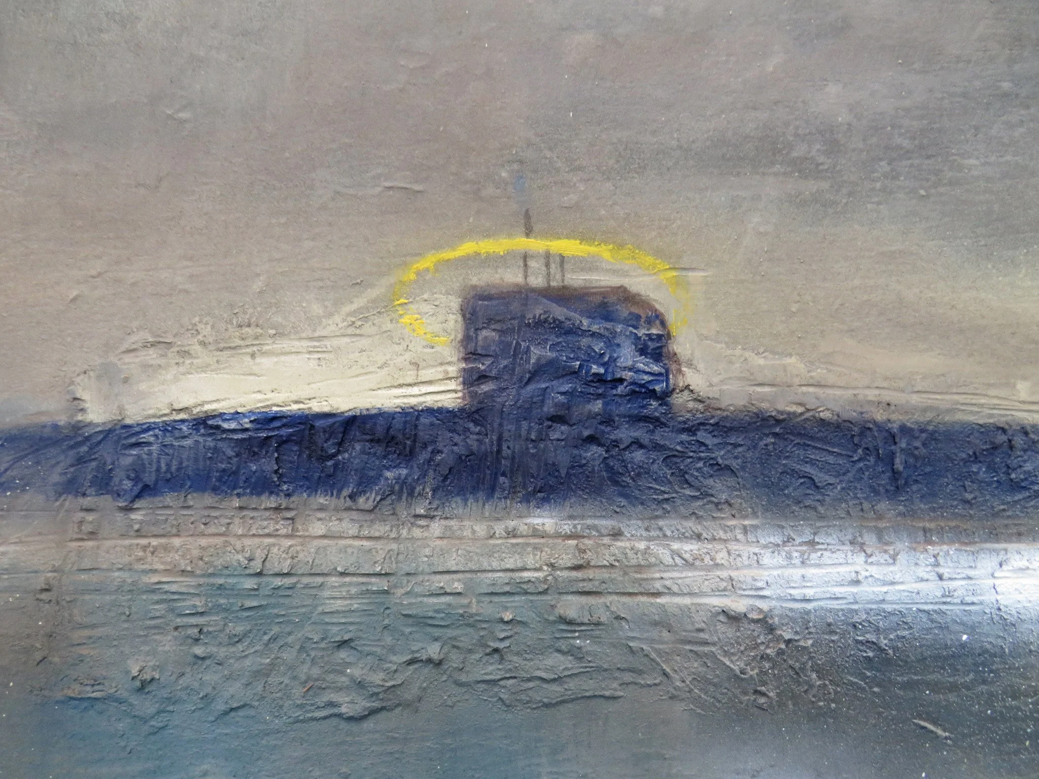 Submarine and Halo detail 92 x 113 cms