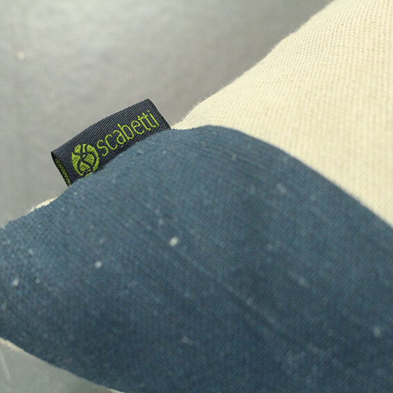 Giant Bean Bag Cover - Close up of shades of tag on giant bean bag cover