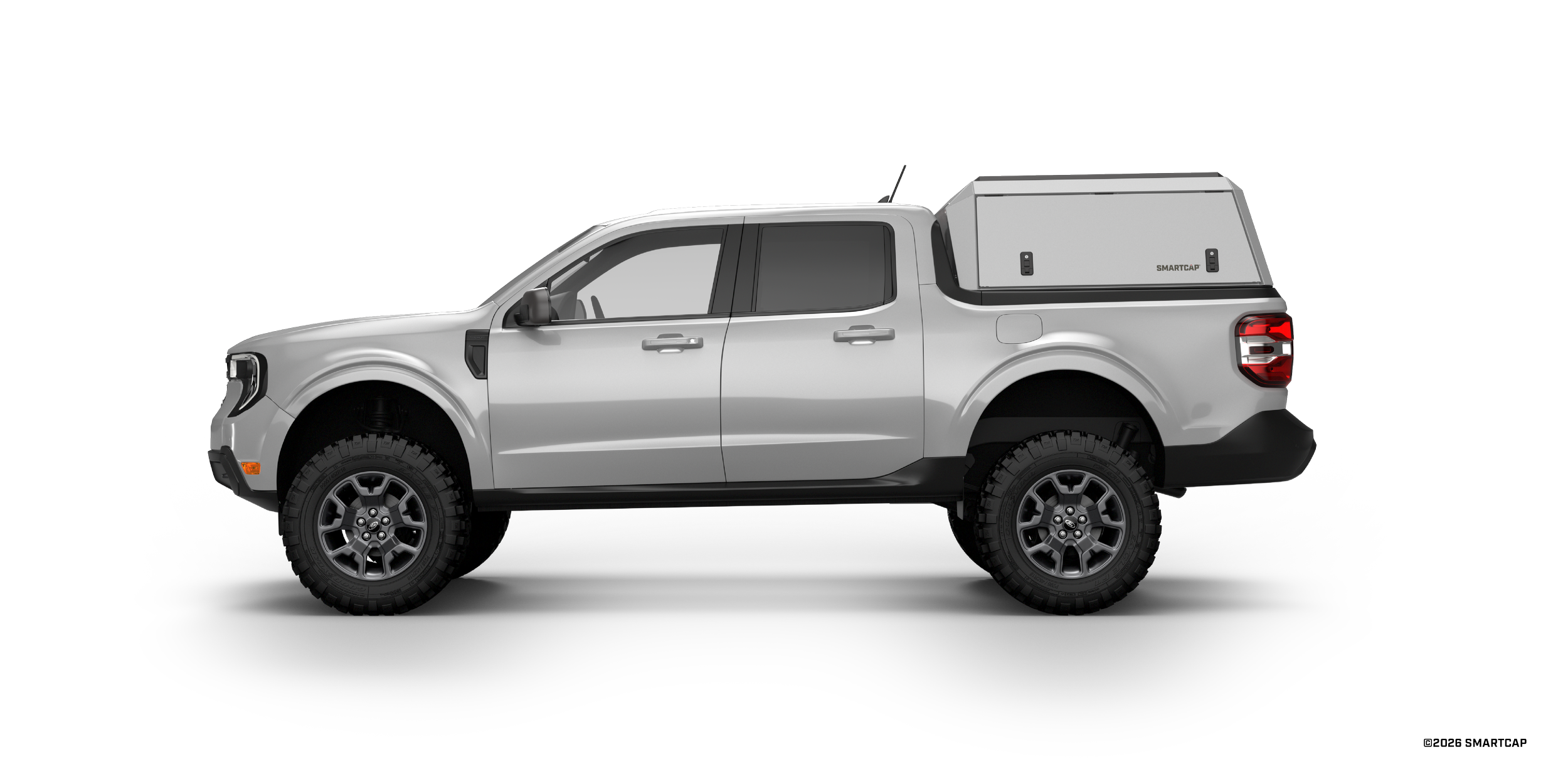 SmartCap Edge Defender Ford Maverick 2022+ Short Bed WN 2 Drivers Side.png