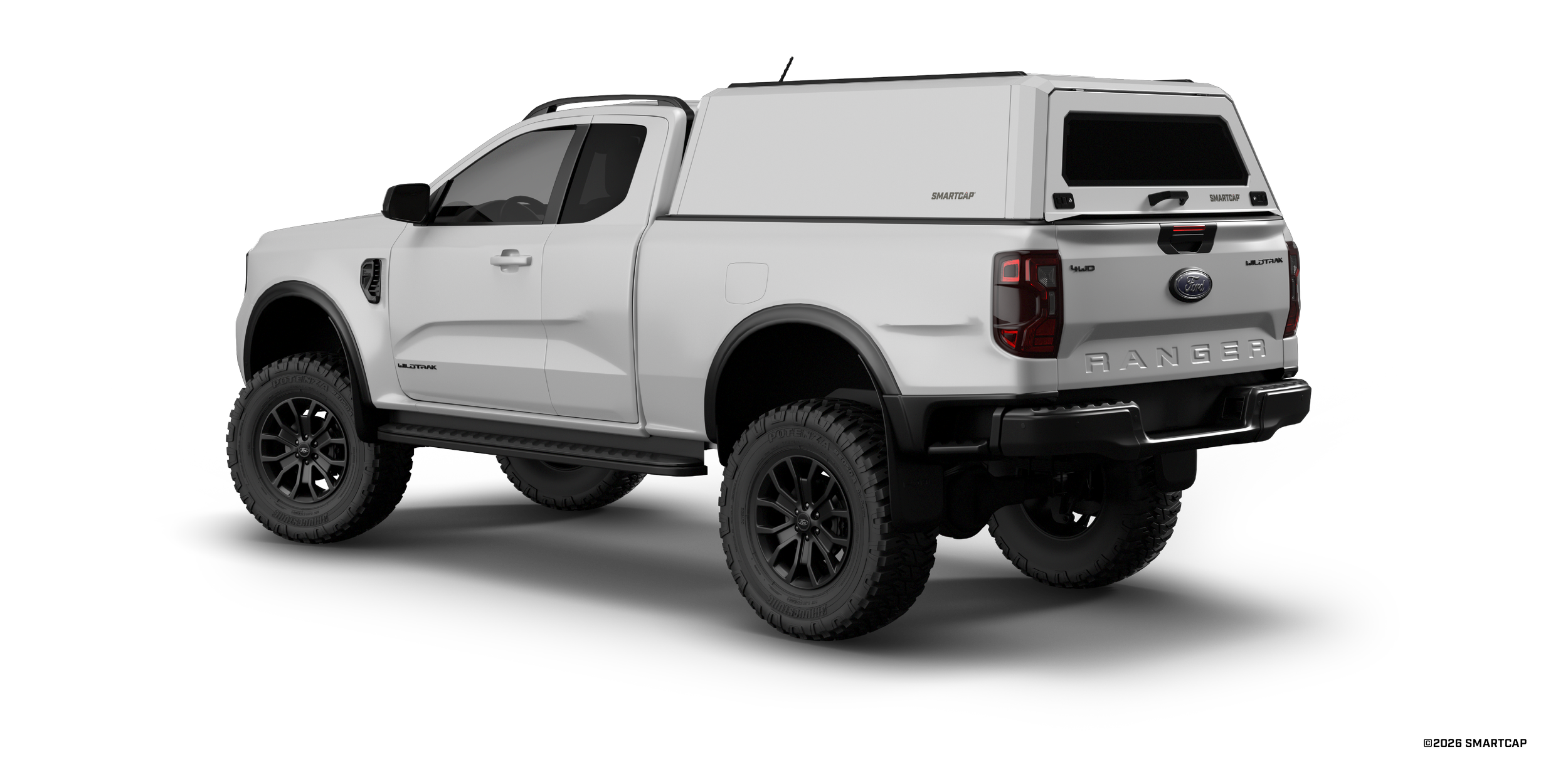 SmartCap EVOh Hatchback Ford Ranger Next Gen 2022+ Extended Cab WH 3 Drivers Rear Three Quarter.png