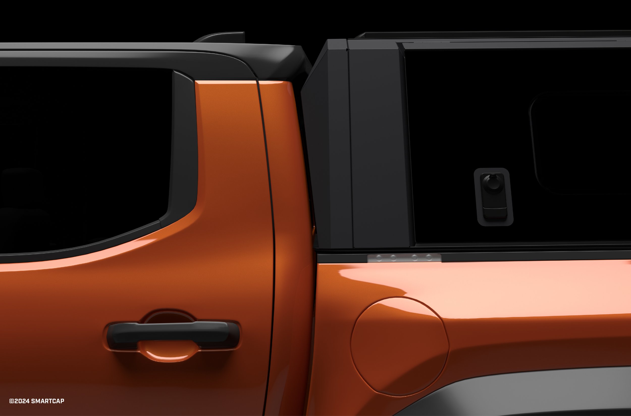 SmartCap EVO Toyota Tacoma 2024 Standard-Current 6 Side View Closeup.jpg