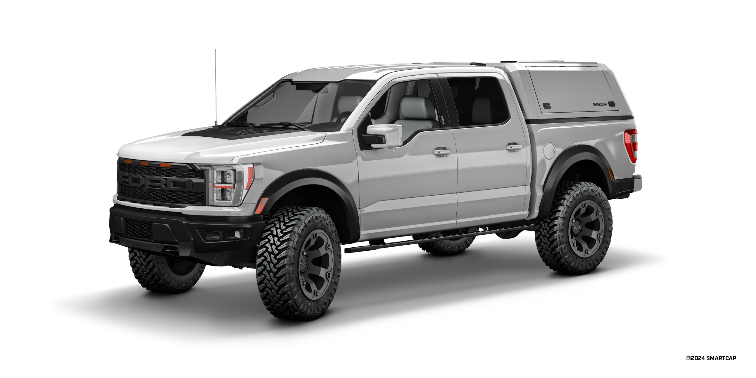 SmartCap EVOc Ford F150 Short Bed 2021-Current 1 Drivers Front Three Quarter.jpg