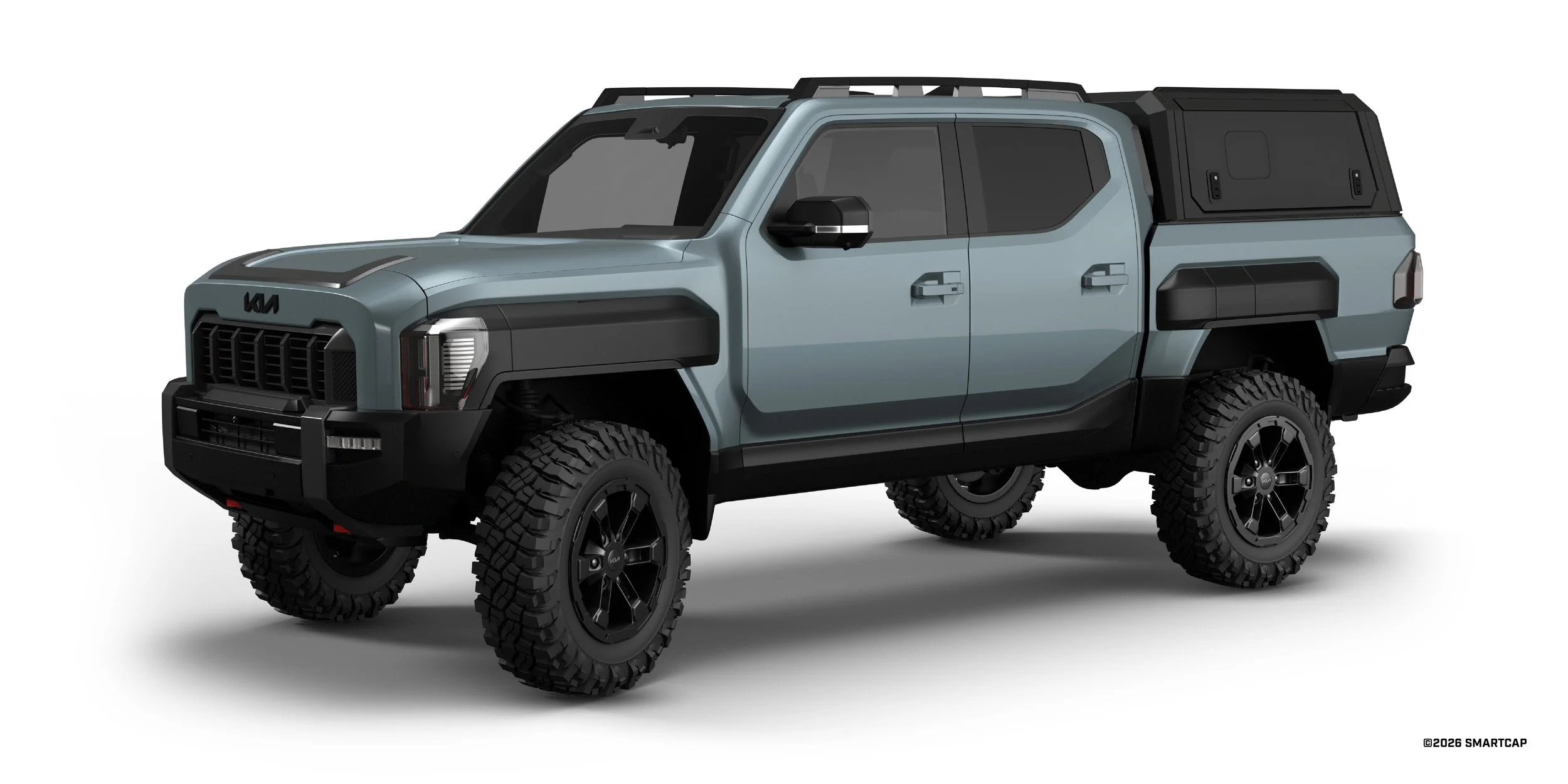 SmartCap EVO Kia Tasman 2026+ Double Cab 1 Drivers Front Three Quarter.jpg