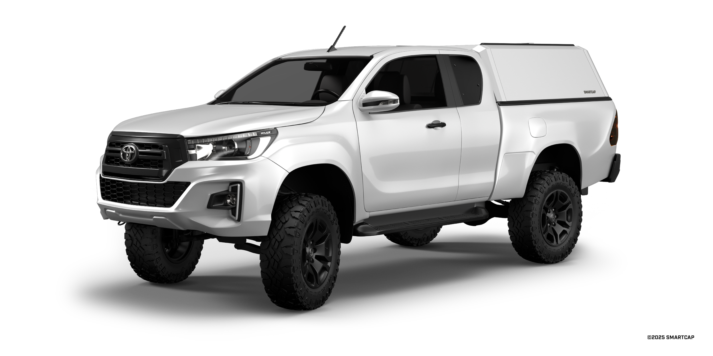 SmartCap EVOh Hatchback Toyota Hilux Extended Cab 2016-Current 1 Drivers Front Three Quarter.png