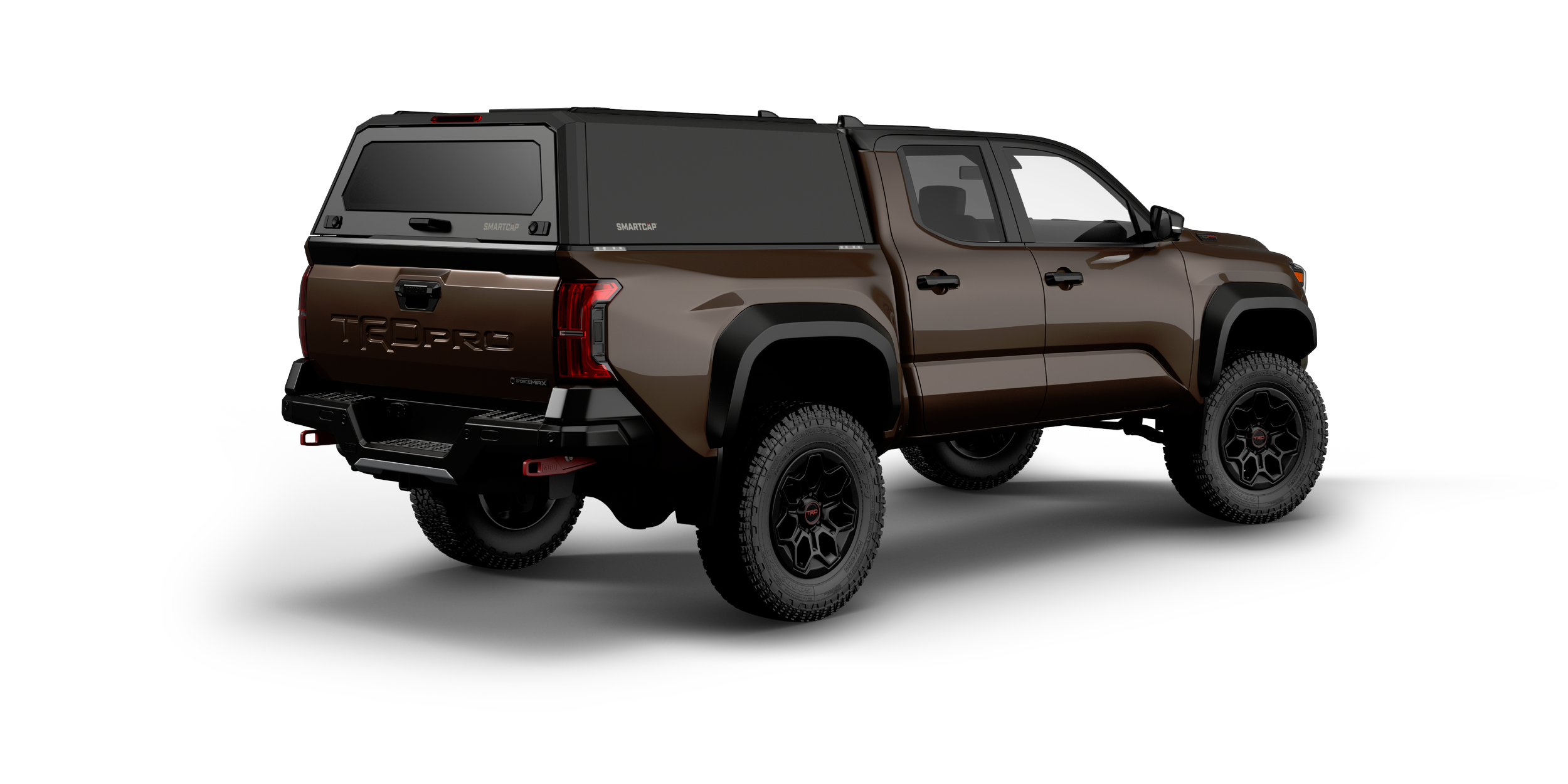 SmartCap EVOh Hatchback Toyota Tacoma 2024+ Short Bed MB 5 Passenger Rear Three Quarter.png