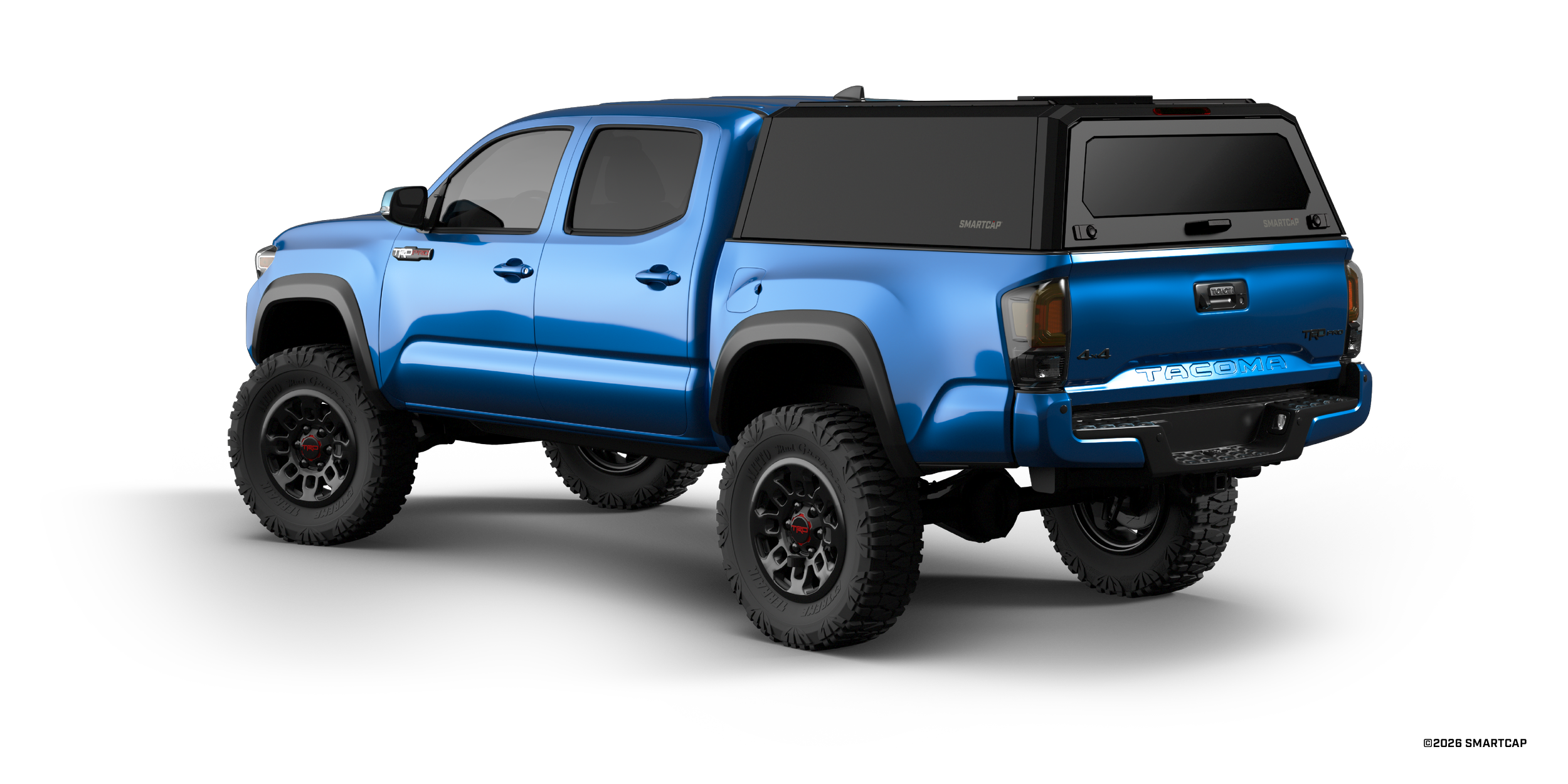 SmartCap EVOh Hatchback Tacoma 2016-2023 Short Bed MB 3 Drivers Rear Three Quarter.png