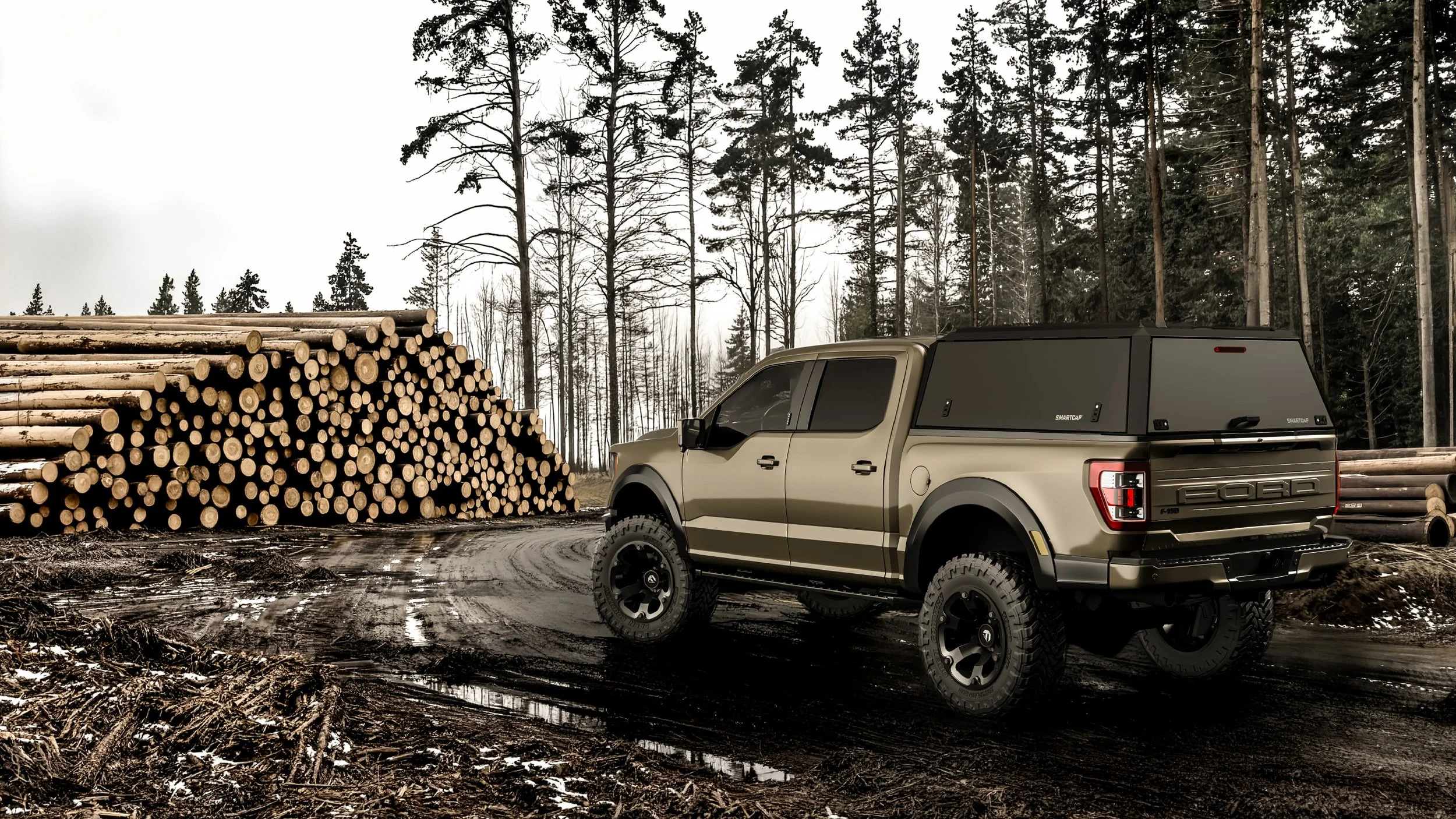 Edge Defender Ford F150 2021+ Short Bed in Matte Black 6 Bottom Image.jpg