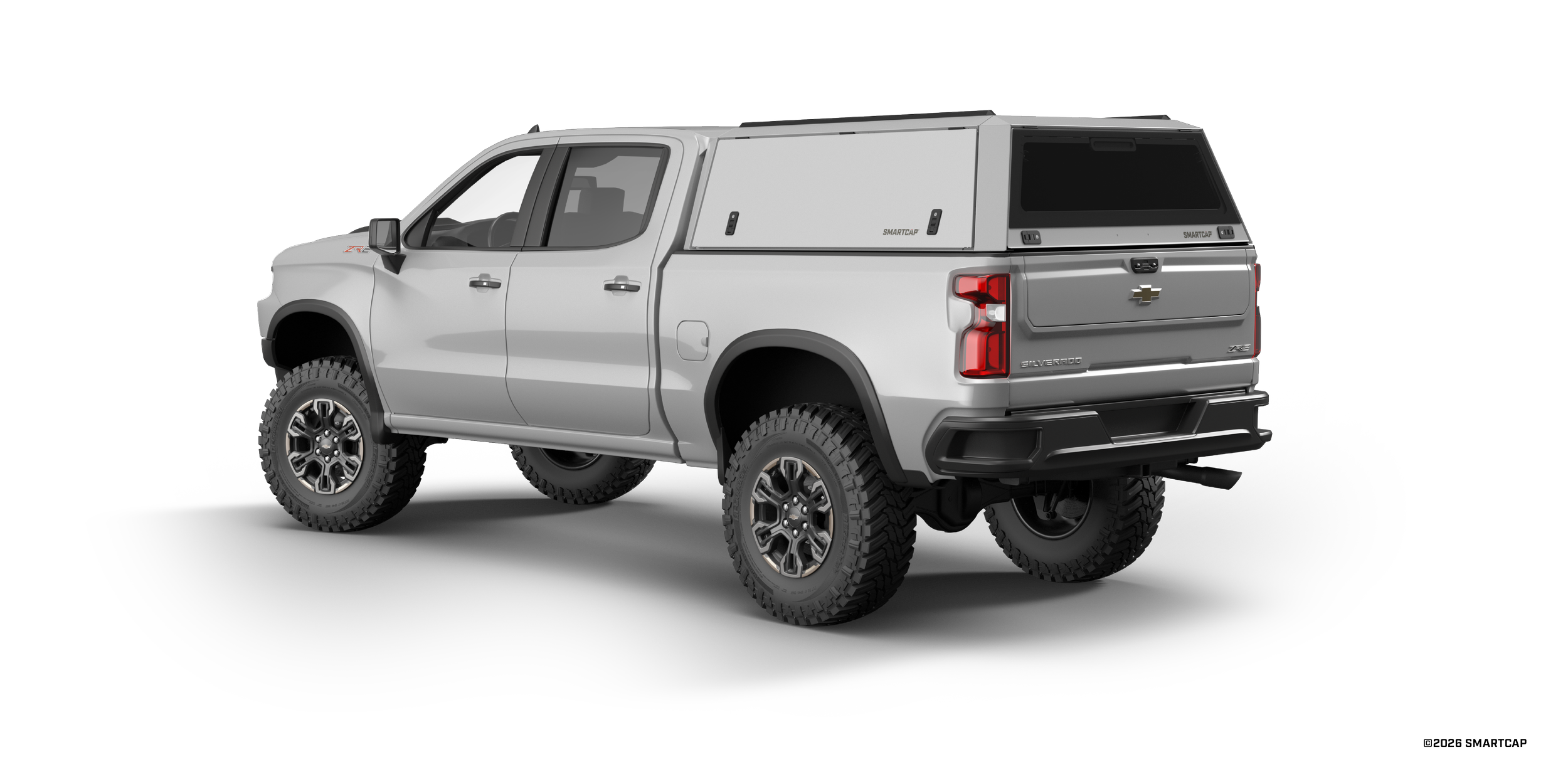 SmartCap Edge Commercial Silverado 1500 2019+ Short Bed WN 3 Drivers Rear Three Quarter.png