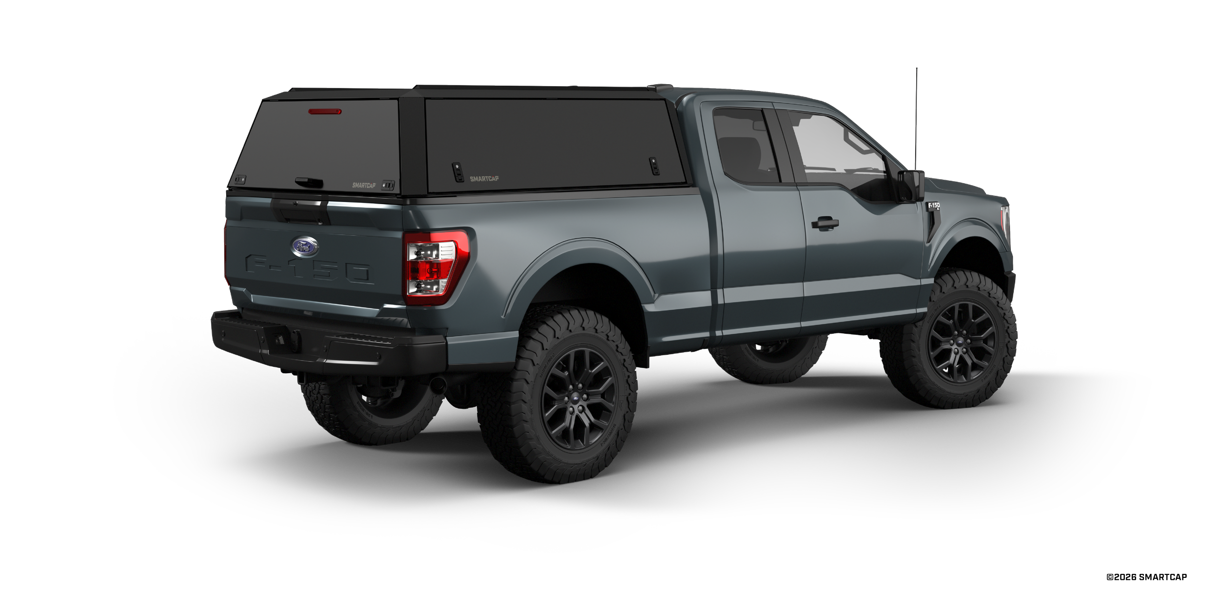 SmartCap Edge Defender Ford F150 2021+ Standard BN 5 Passenger Rear Three Quarter.png