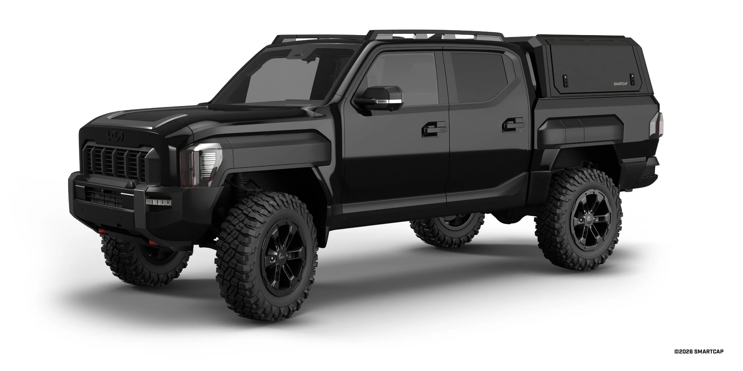 SmartCap EVOa Kia Tasman 2026+ Double Cab 1 Drivers Front Three Quarter.jpg