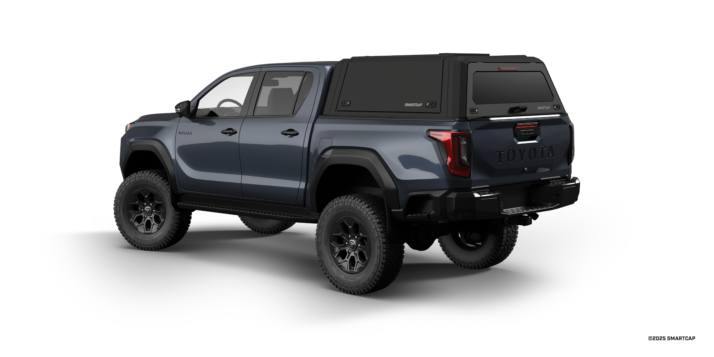SmartCap EVOa Toyota Hilux 2026+ 3 Drivers Rear Three Quarter.png