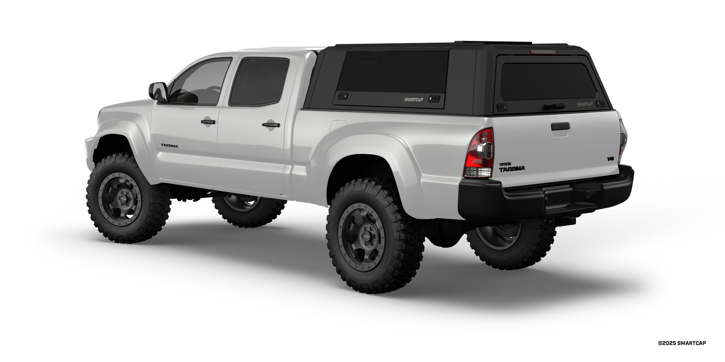 SmartCap EVO Sport Toyota Tacoma 2005-2015 Standard 3 Drivers Rear Three Quarter.jpg