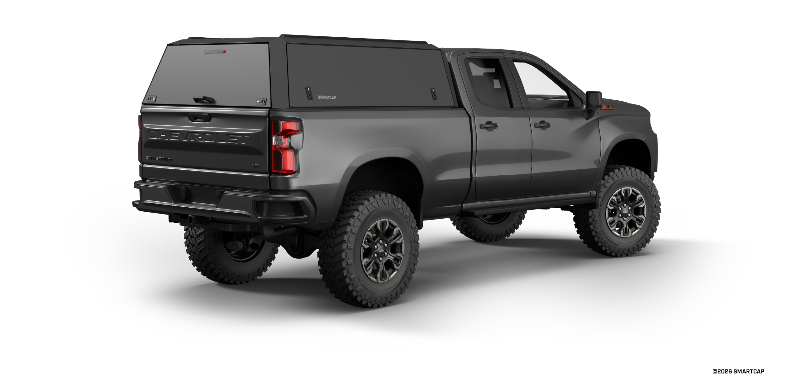 SmartCap Edge Defender Silverado 1500 2019+ 6'5%22 Bed BN 5 Passenger Rear Three Quarter.png