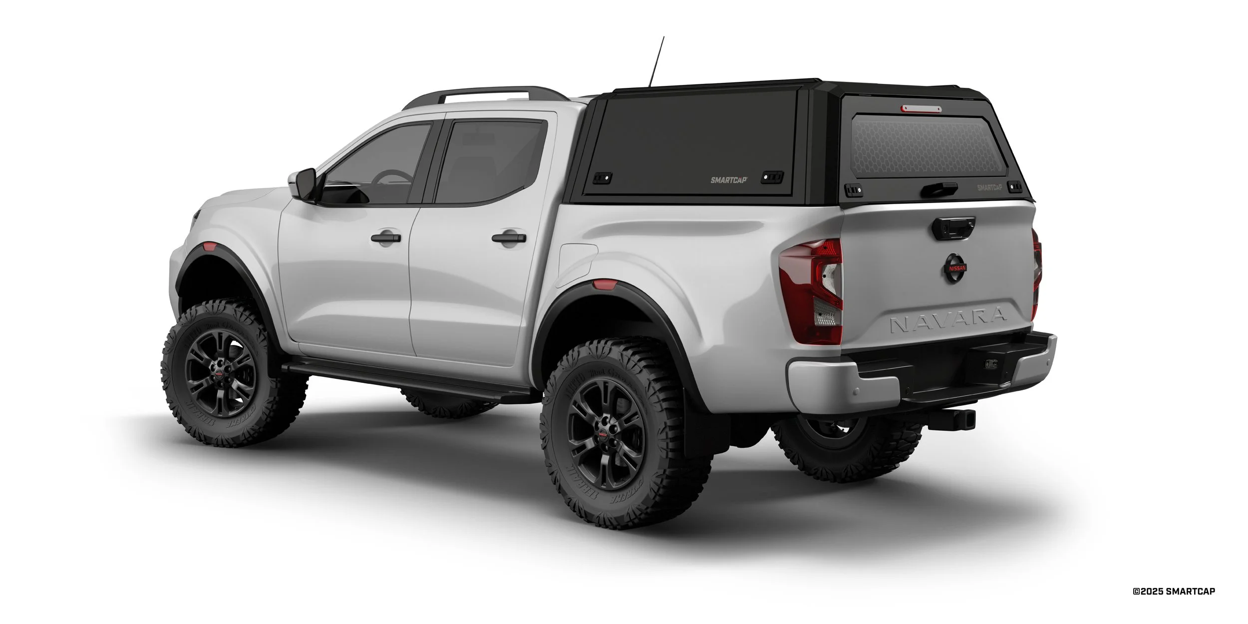 SmartCap EVOc Nissan Navara 2021+ 3 Drivers Rear Three Quarter.jpg