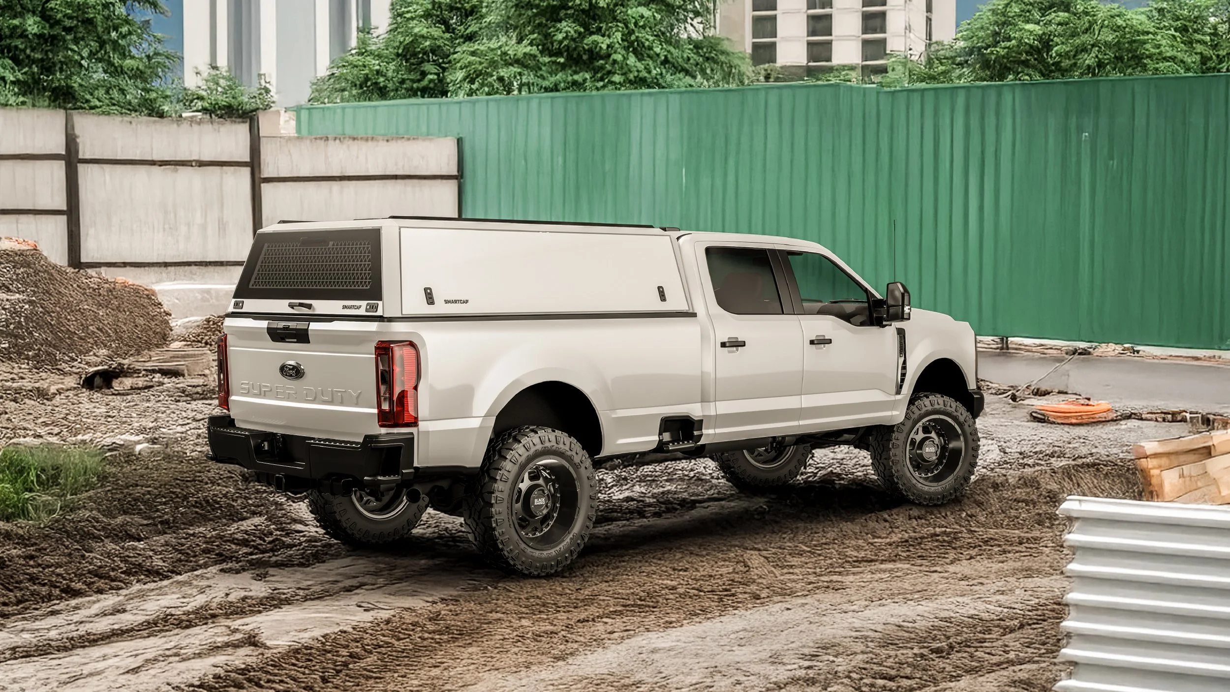 Edge Commercial Ford Super Duty 2023+ Long Bed in Matte Black 6 Bottom Image.jpg