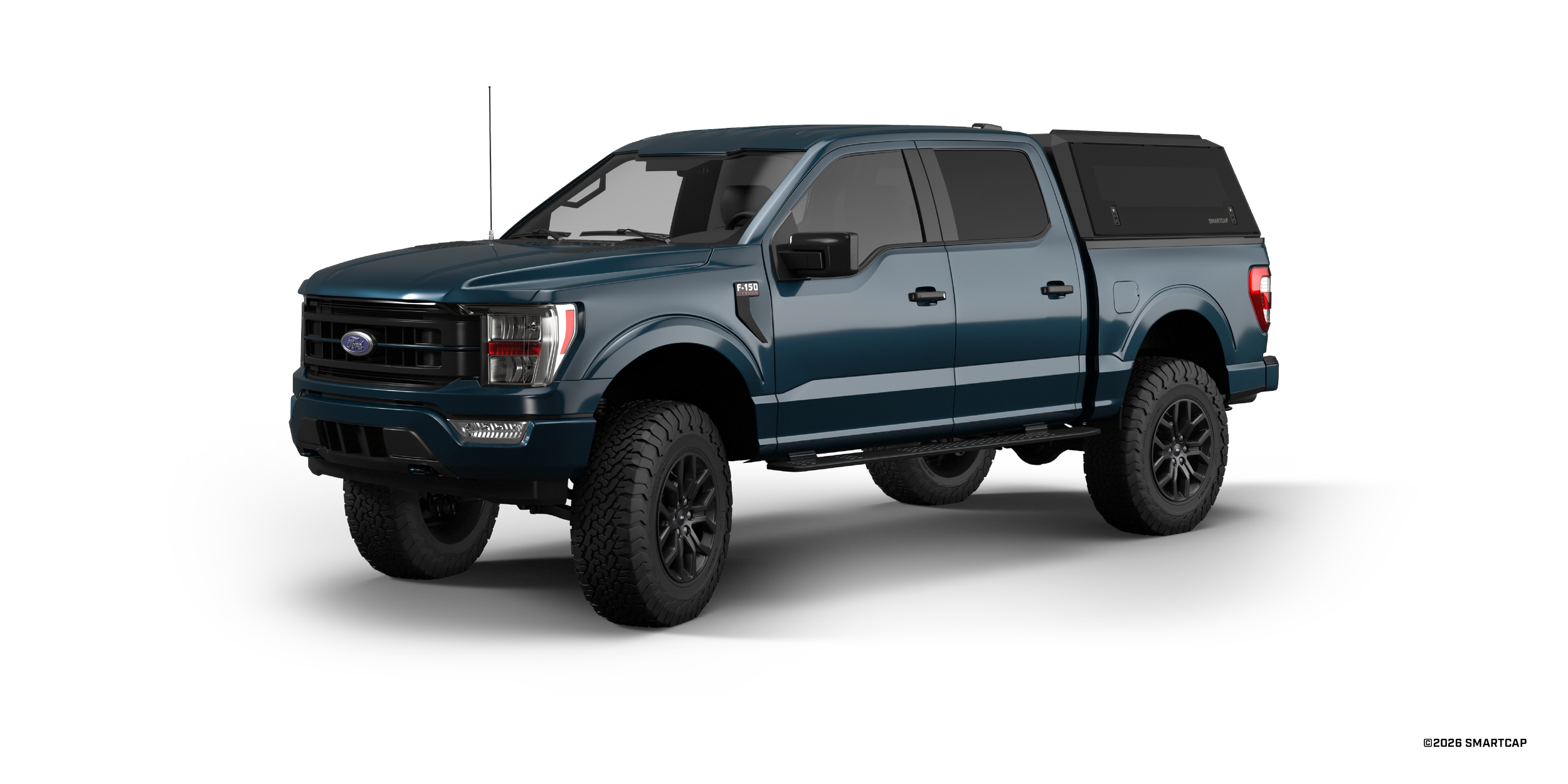 SmartCap Edge Sport Ford F150 2021+ Short Bed BN 1 Drivers Front Three Quarter.png