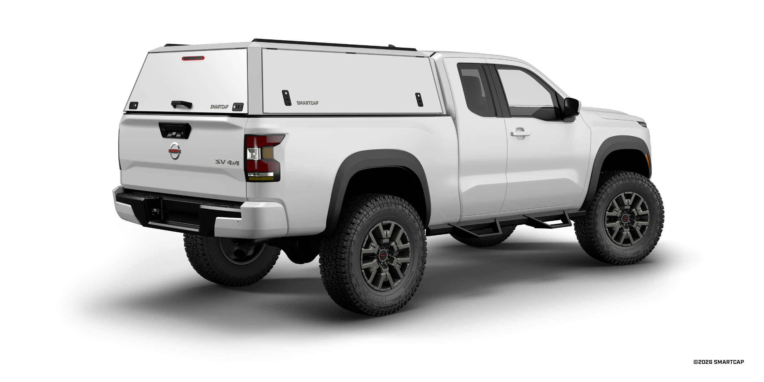 SmartCap Edge Defender Nissan Frontier 2022+ 6ft Bed WN 5 Passenger Rear Three Quarter.png