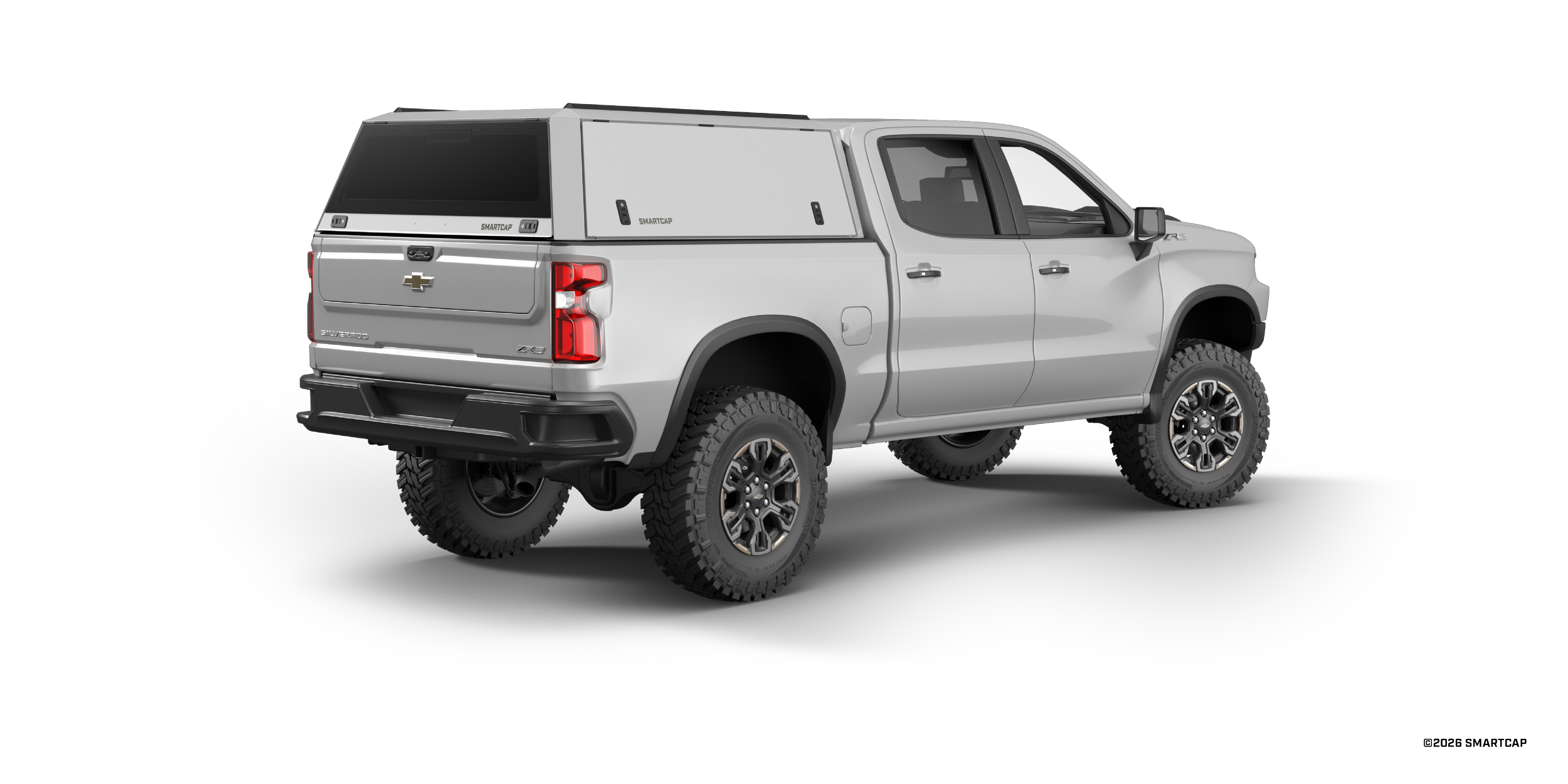SmartCap Edge Commercial Silverado 1500 2019+ Short Bed WN 5 Passenger Rear Three Quarter.png
