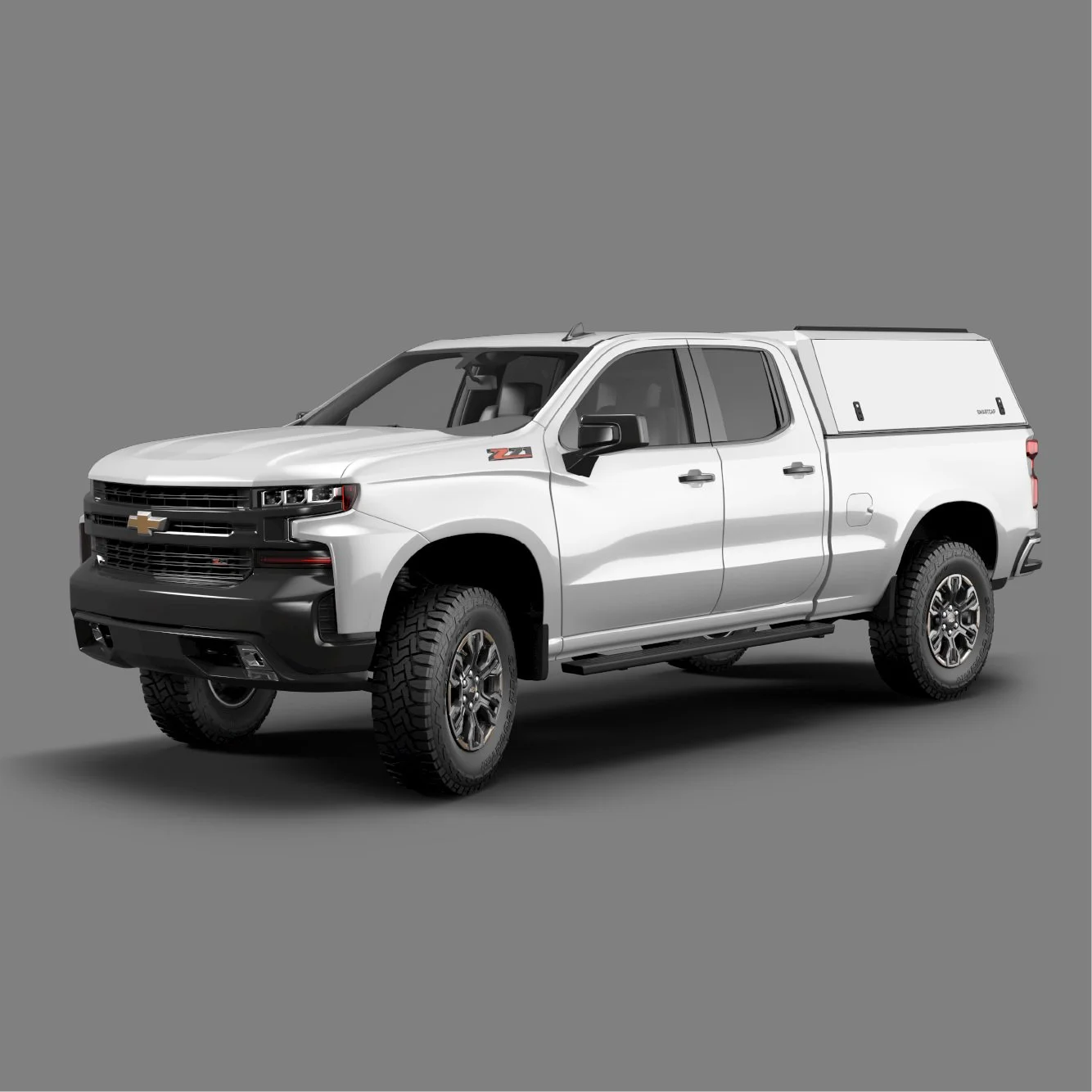 Chevrolet Silverado 2019+ 5'8" Bed Commercial White (WN)