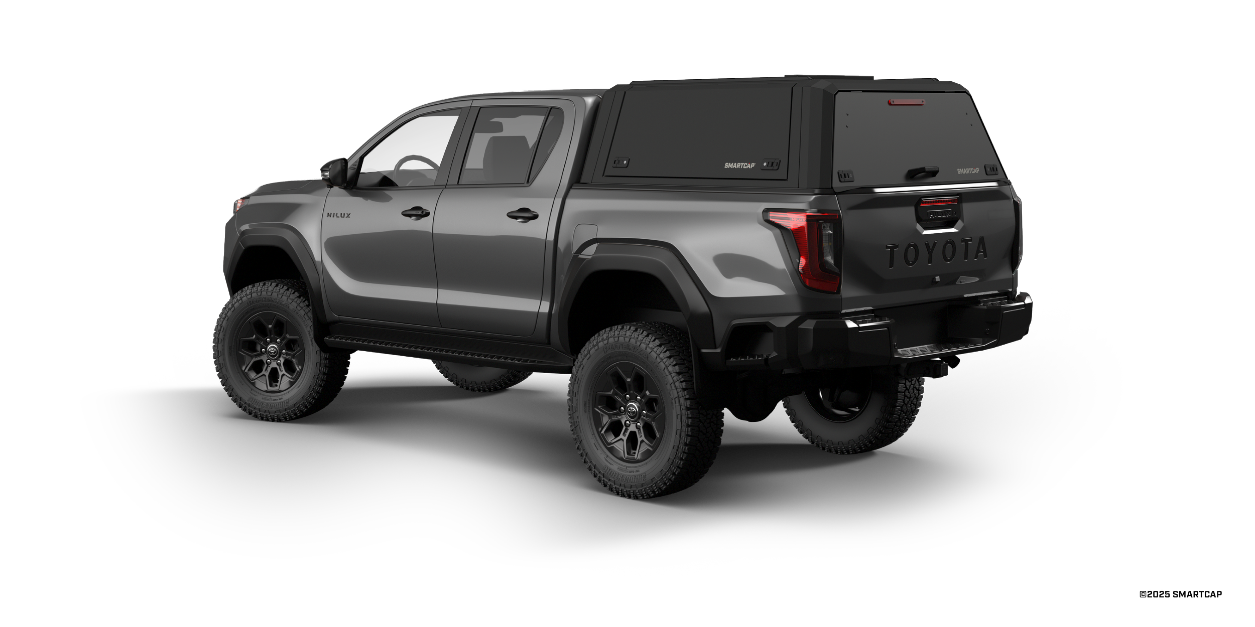 SmartCap EVOd Toyota Hilux 2026+ MB Short 3 Drivers Rear Three Quarter.png