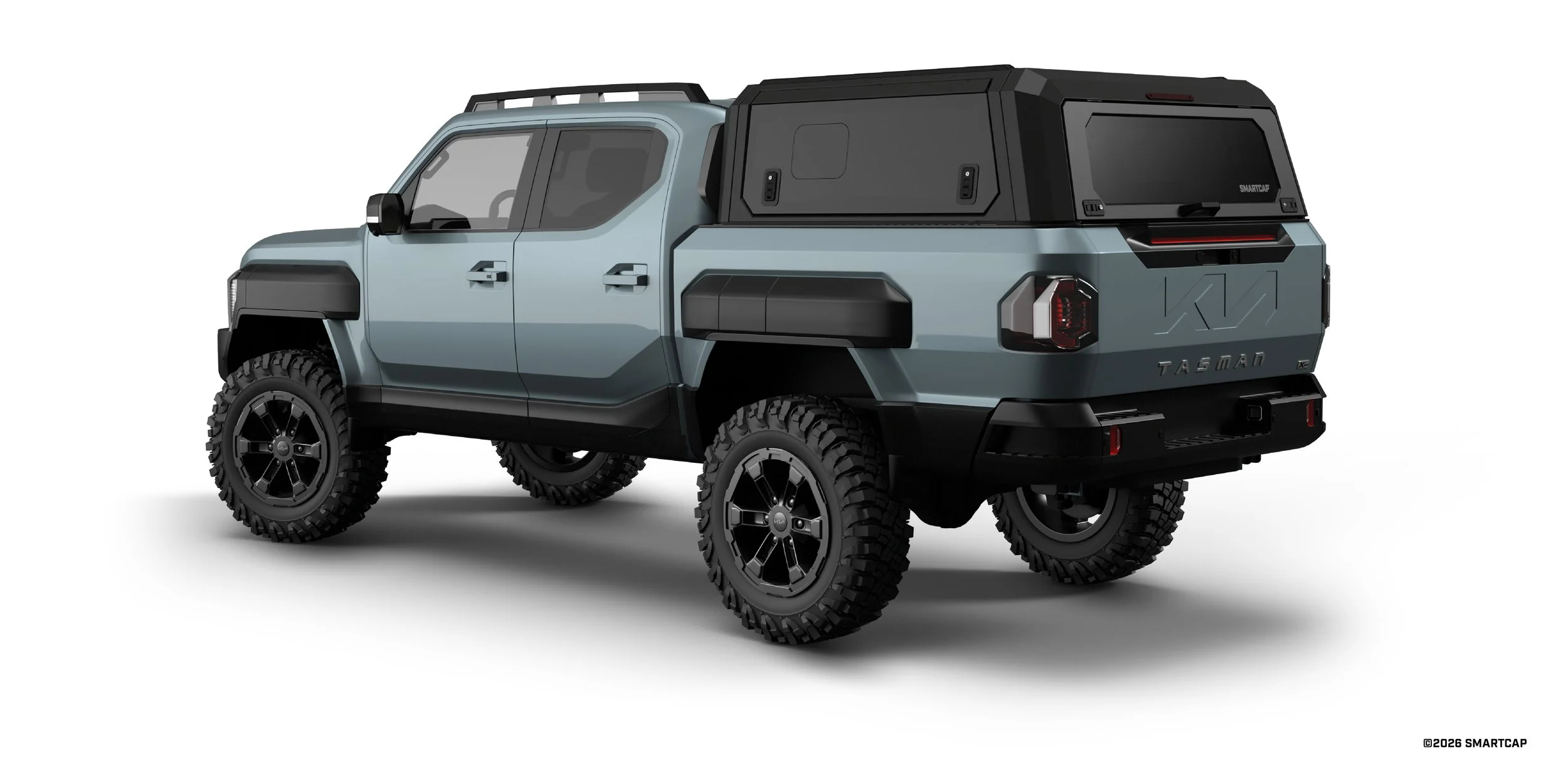 SmartCap EVO Kia Tasman 2026+ Double Cab 3 Drivers Rear Three Quarter.jpg