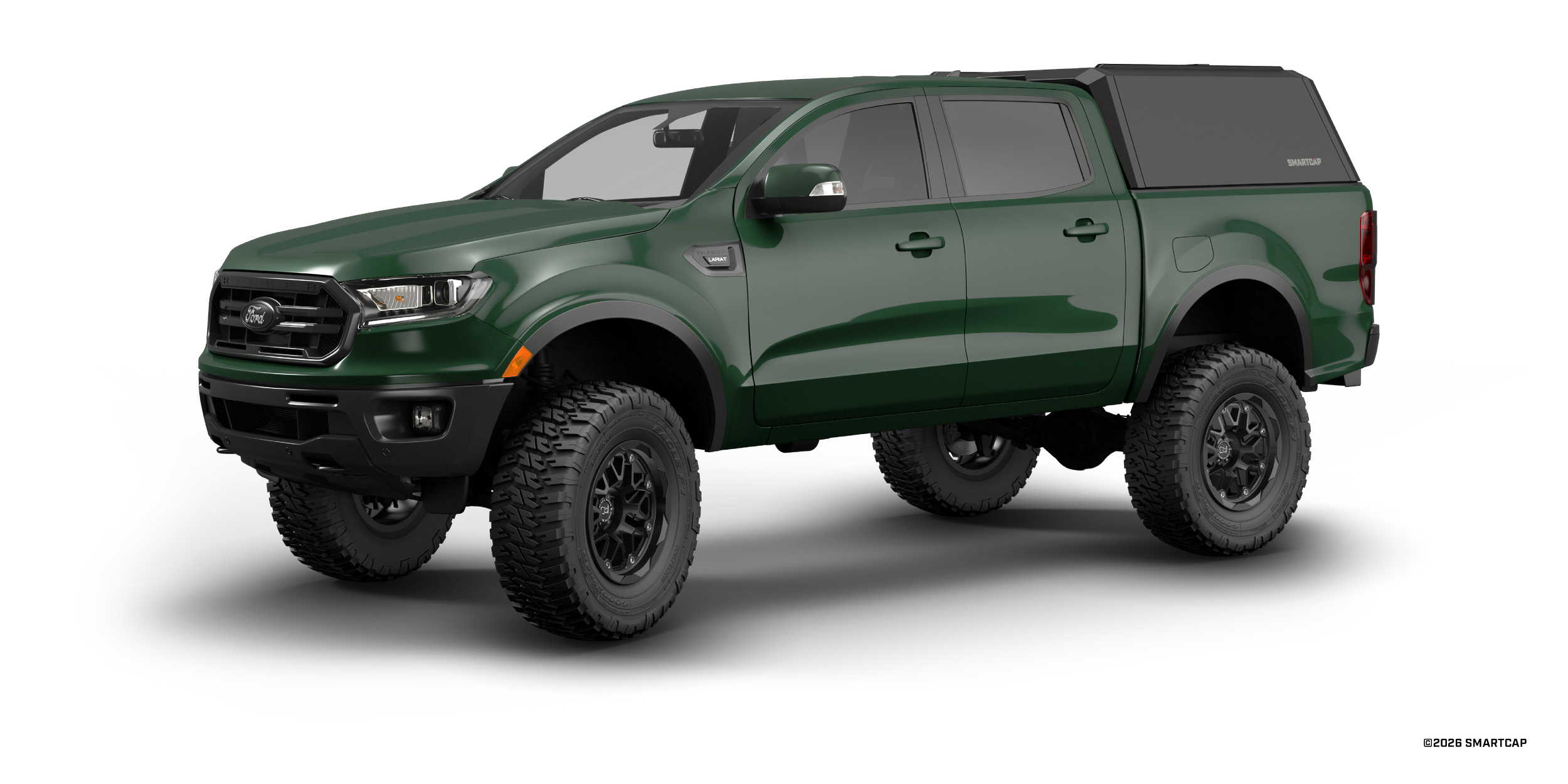 SmartCap EVOh Hatchback Ford Ranger 2012-2021 Double Cab 1 Drivers Front Three Quarter.png